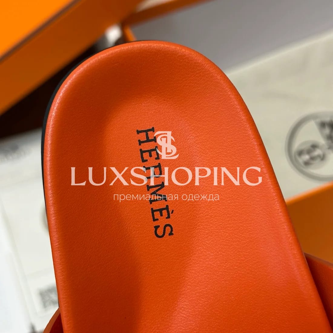 Шлепанцы Hermes Chypre ch9 - фото 8