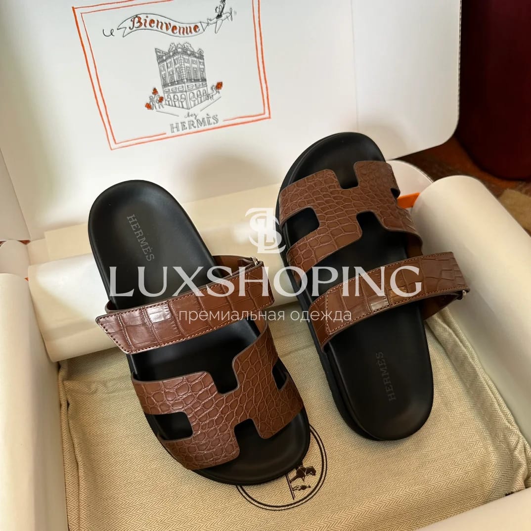 Шлепанцы Hermes Chypre ch17 - фото 7
