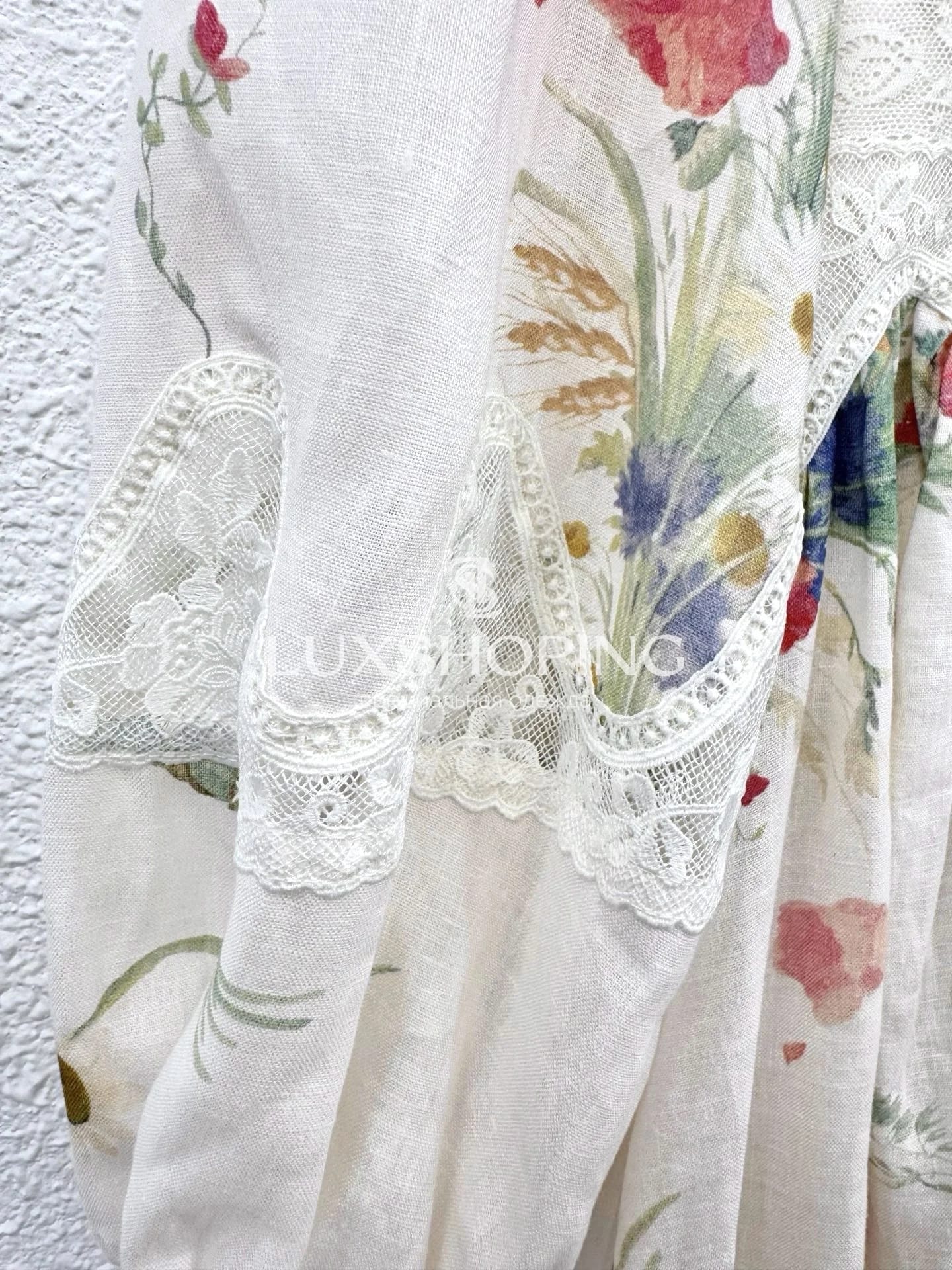 Платье Zimmermann Lucky Lace Plunge Midi Dress - фото 17