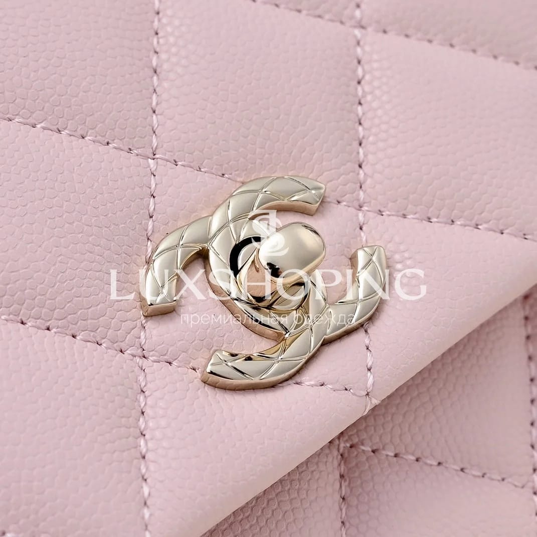 CHANEL Сумка 25S Coco Crush Handle в нежном-розовом цвете 11.5 × 18 × 7 см  (Small) - фото 5