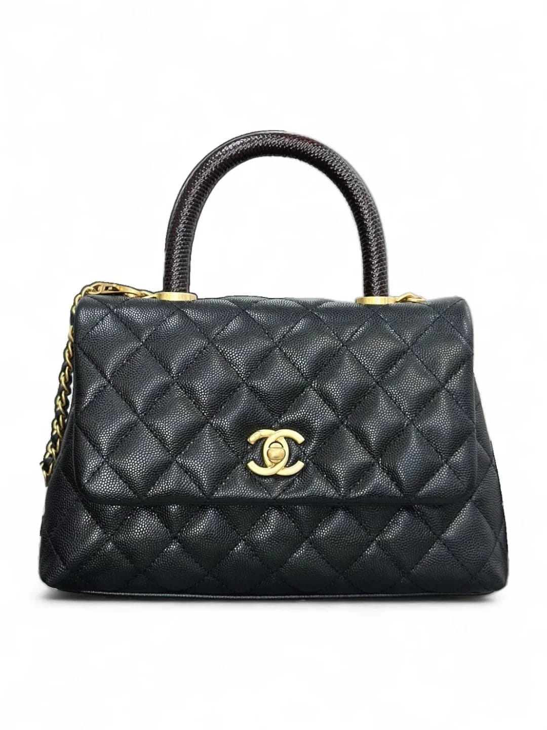 Сумка Chanel 𝐜𝐨𝐜𝐨𝐡𝐚𝐧𝐝𝐥𝐞  23 см