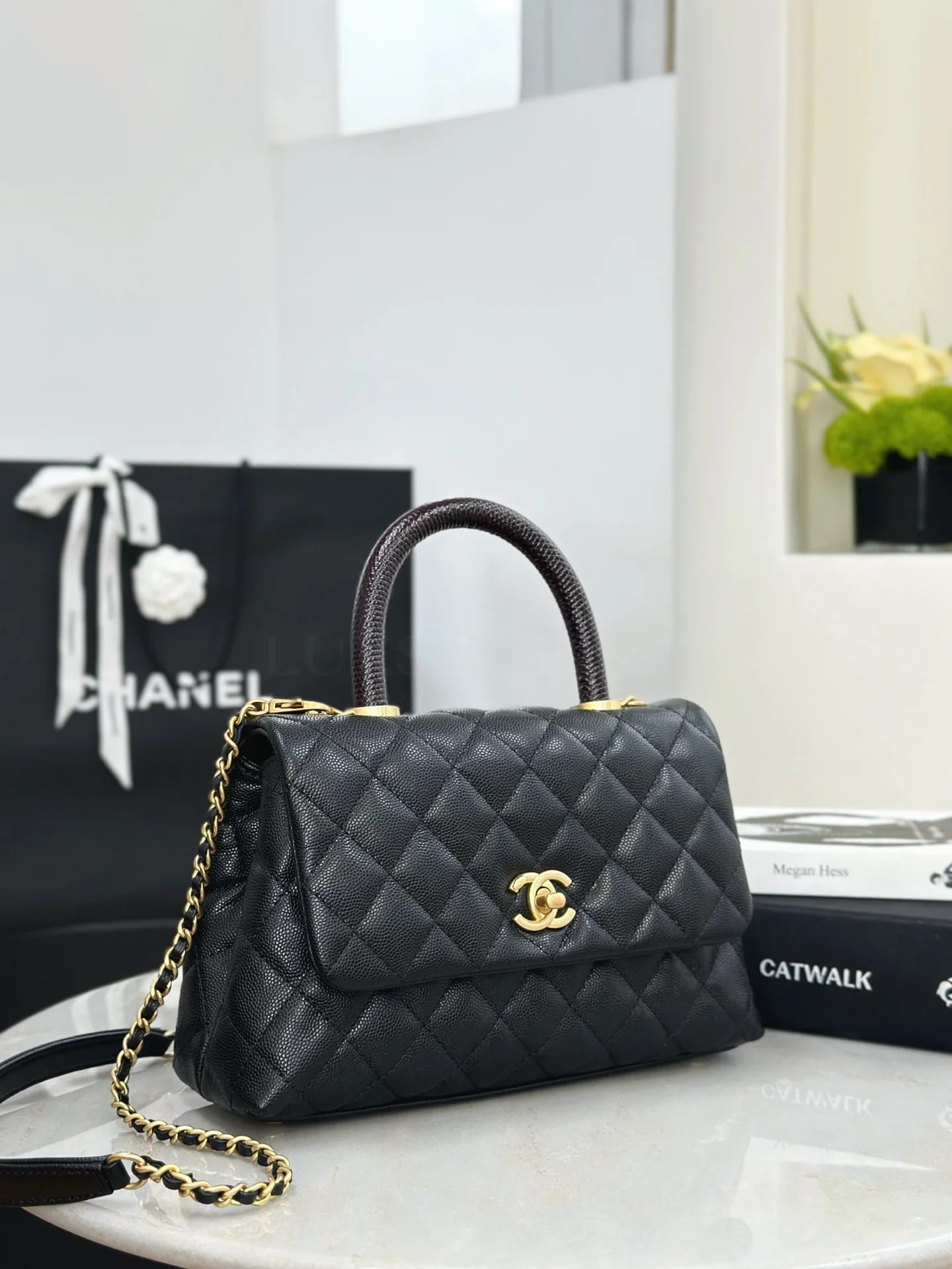 Сумка Chanel 𝐜𝐨𝐜𝐨𝐡𝐚𝐧𝐝𝐥𝐞  23 см - фото 3