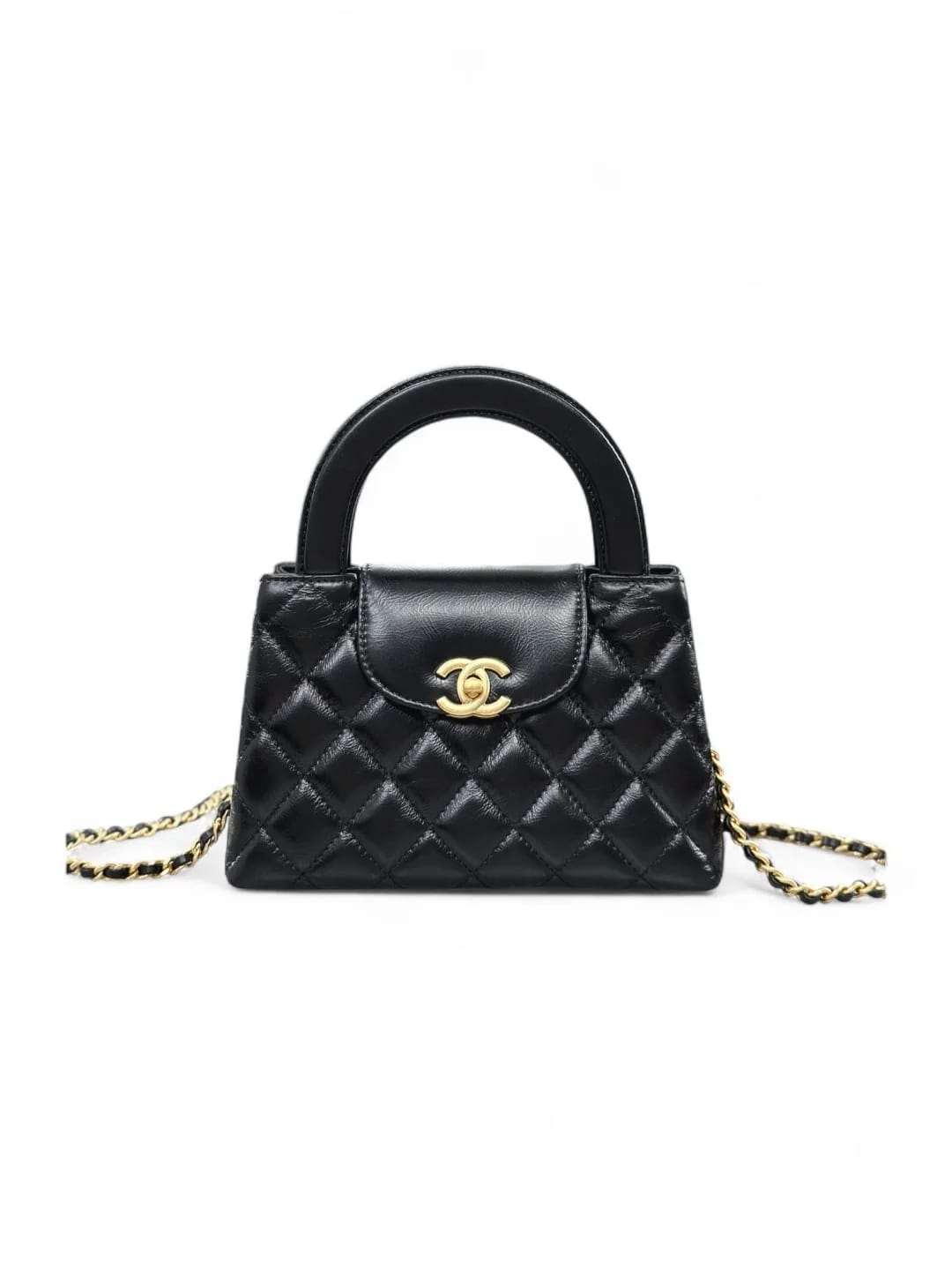 Сумка  Chanel 25C Kelly 13х19х7 см черная