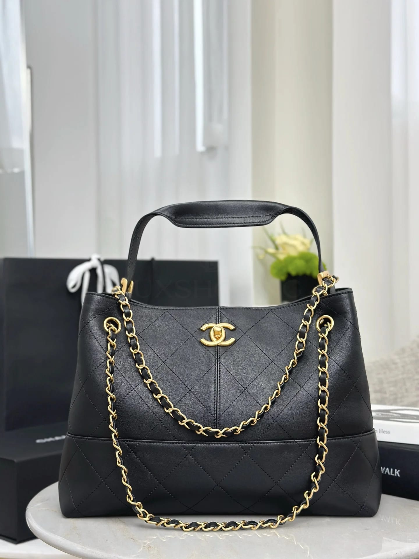 Сумка Chanel 25A Hobo шопер 24х36х14 см - фото 2