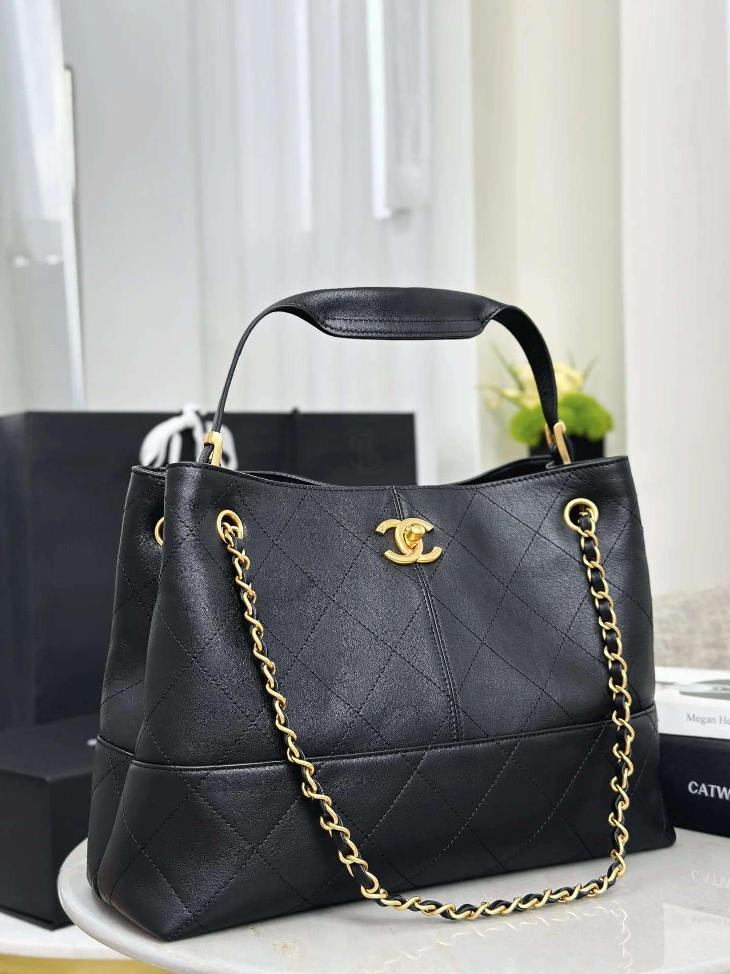 Сумка Chanel 25A Hobo шопер 24х36х14 см - фото 3