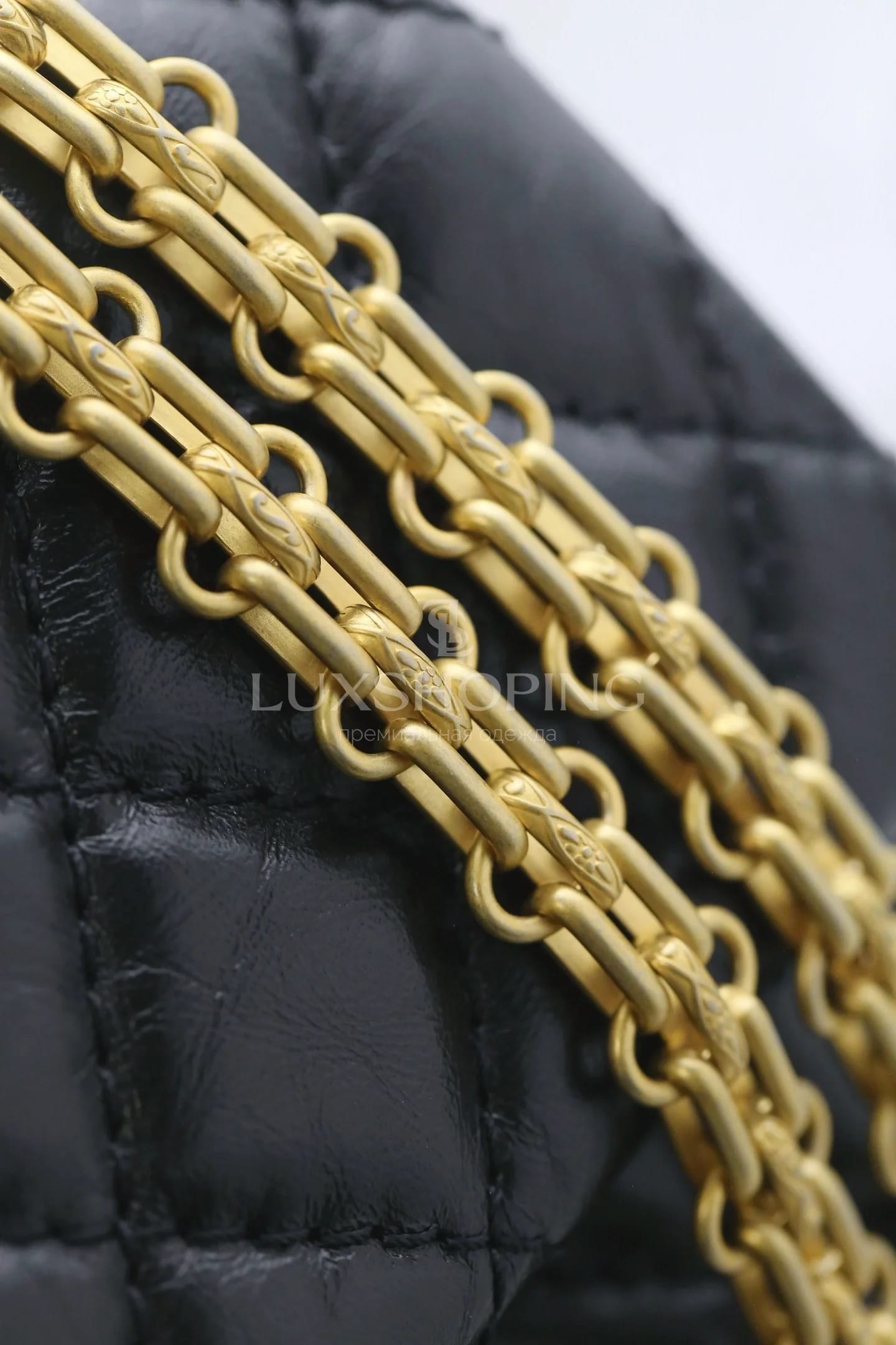 Сумка Chanel 2.55 черная 16х24х7.5 см - фото 13