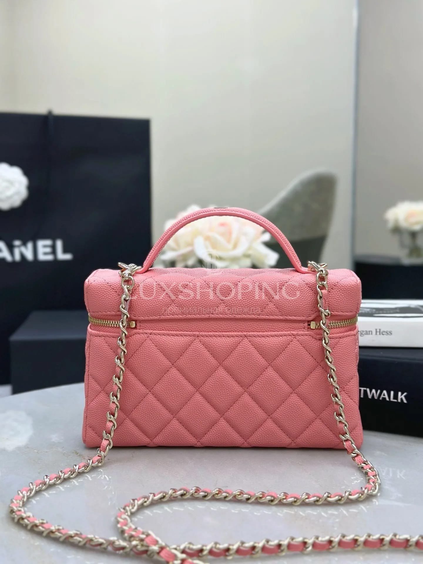 CHANEL 25C LP розовая 17×19,5×5 см - фото 3