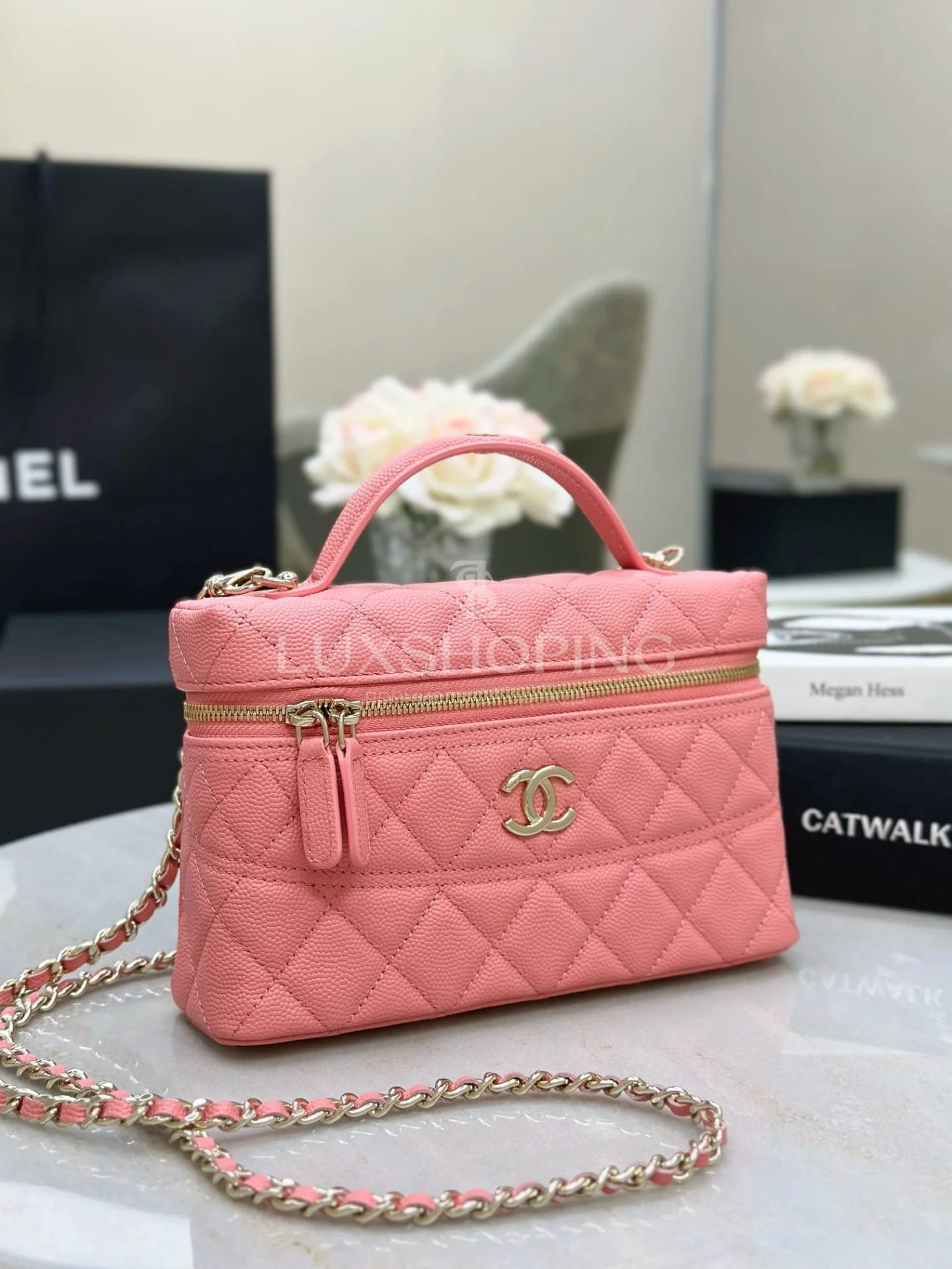CHANEL 25C LP розовая 17×19,5×5 см - фото 5