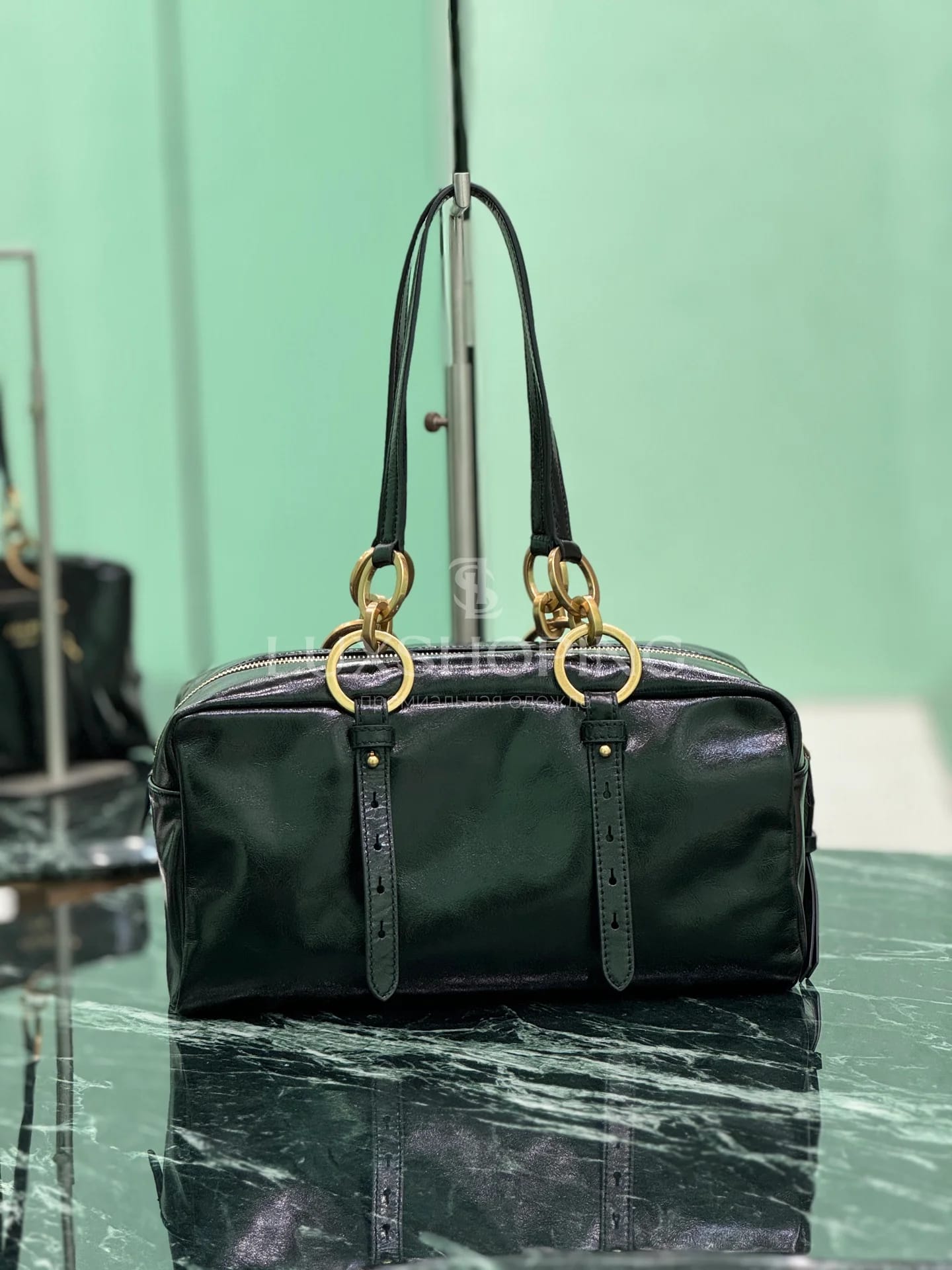 Сумка Prada 30×14×13.5 см черная - фото 5