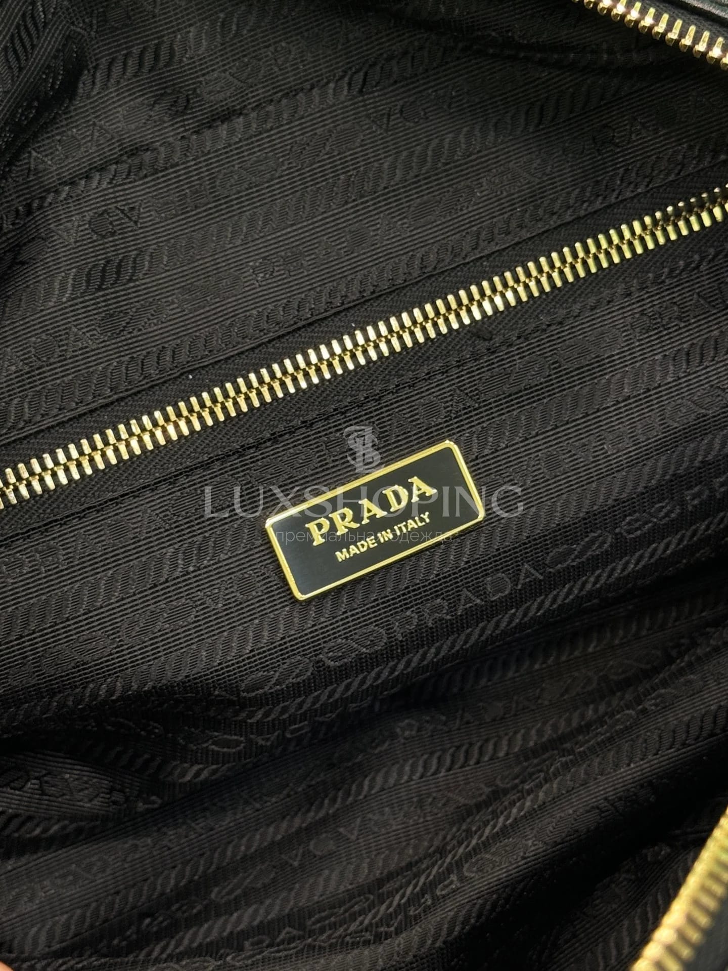 Сумка Prada 30×14×13.5 см черная - фото 10