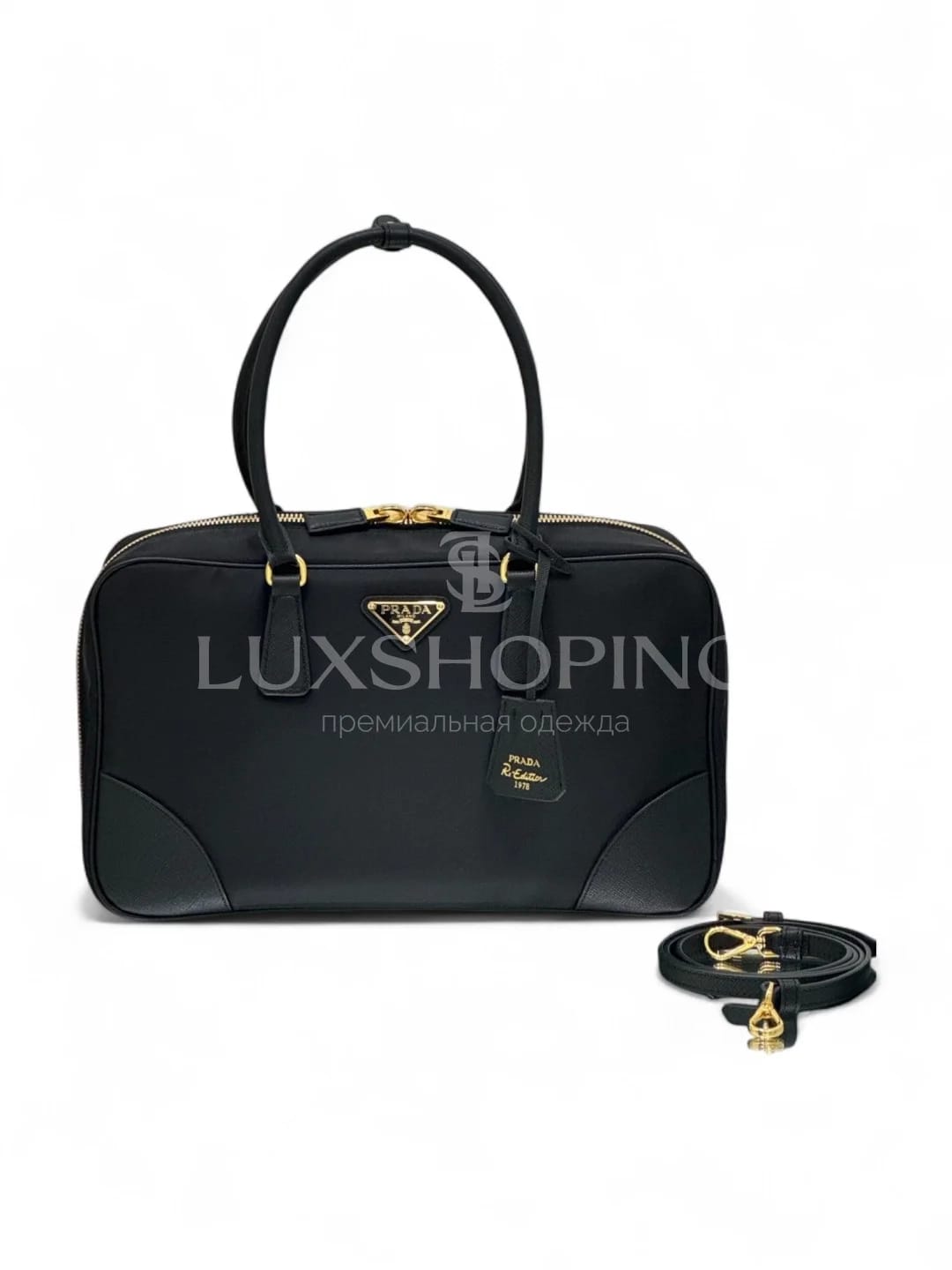 Сумка Prada Re-Edition 1995 35×21.5×10 см черная