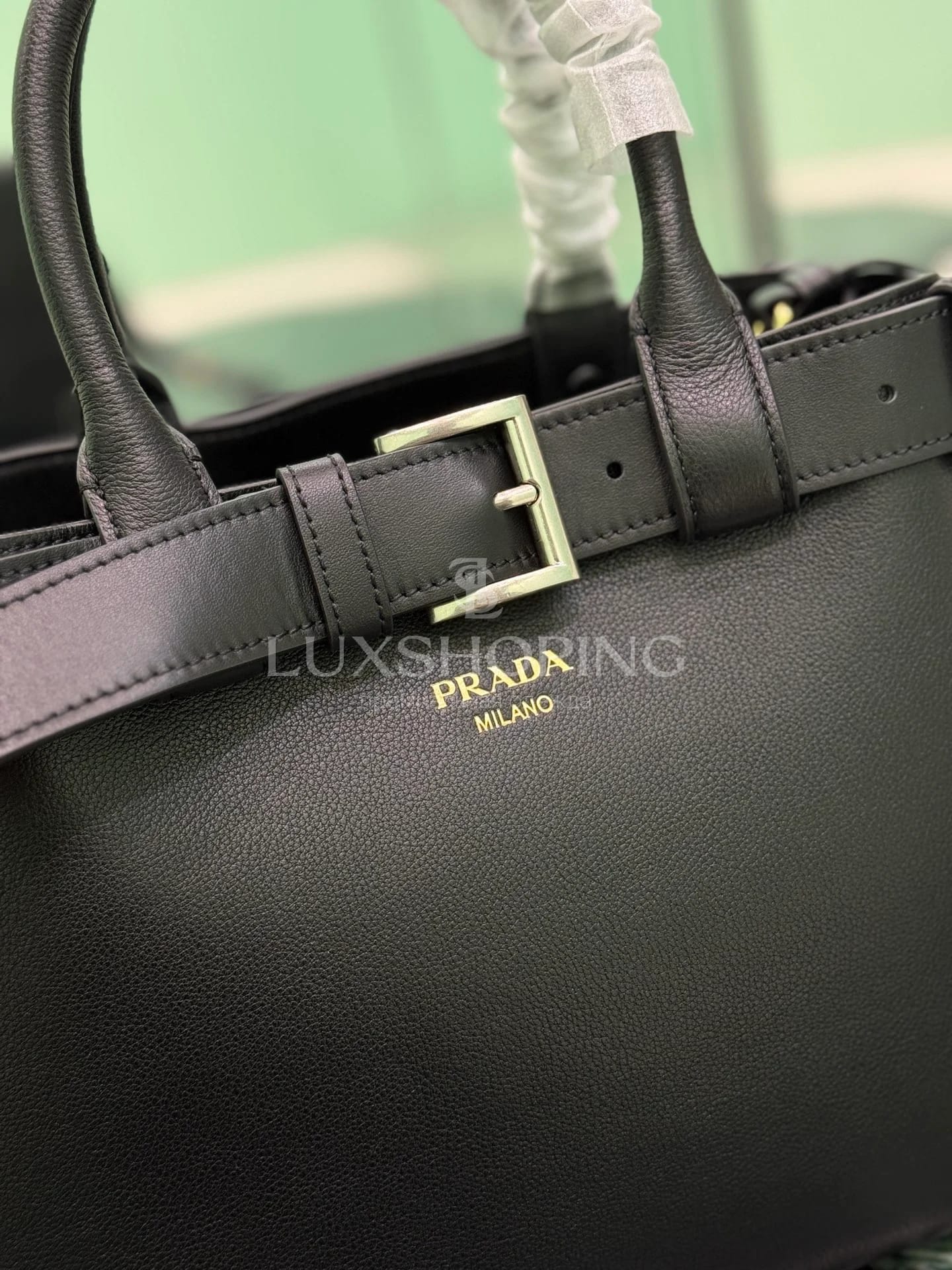 Сумка Prada 2024 Double Bag 32×23×11 см черная - фото 6