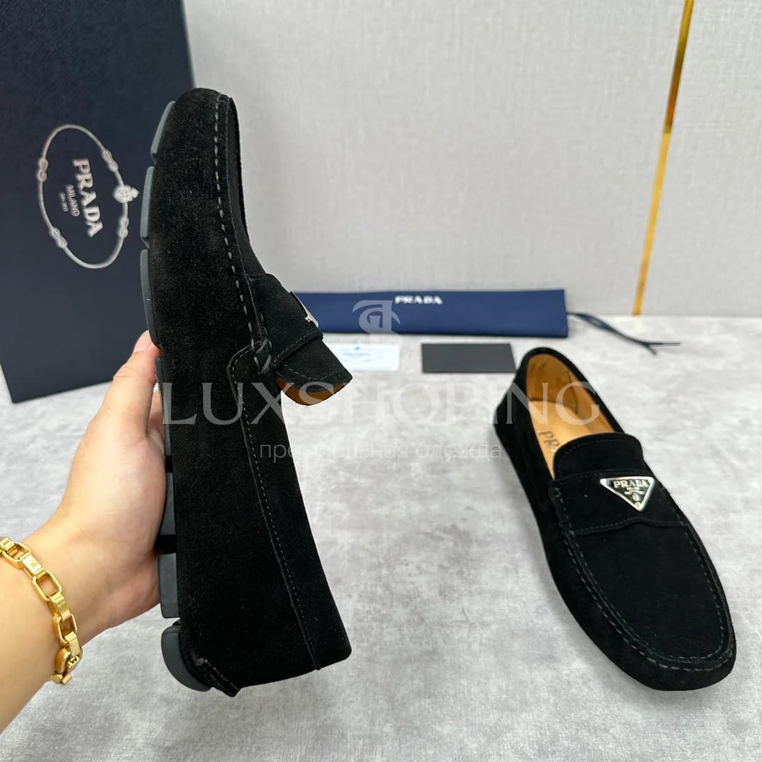 Лоферы Prada Saffiano art232 - фото 7