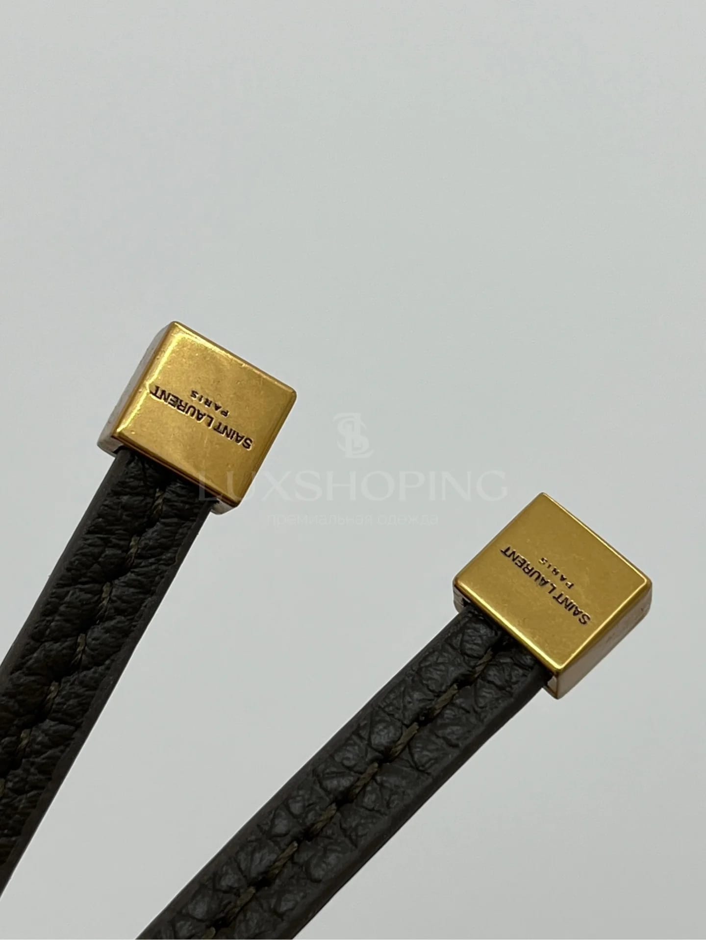 Сумка Saint Laurent BEA 50x32x28x18 cm серая - фото 5