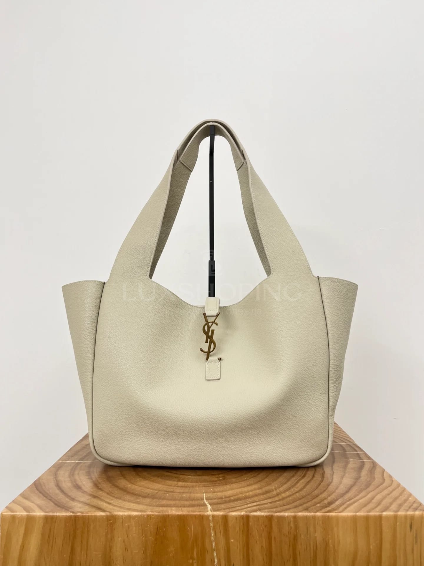 Сумка Saint Laurent BEA 50x32x28x18 cm бежевая - фото 2