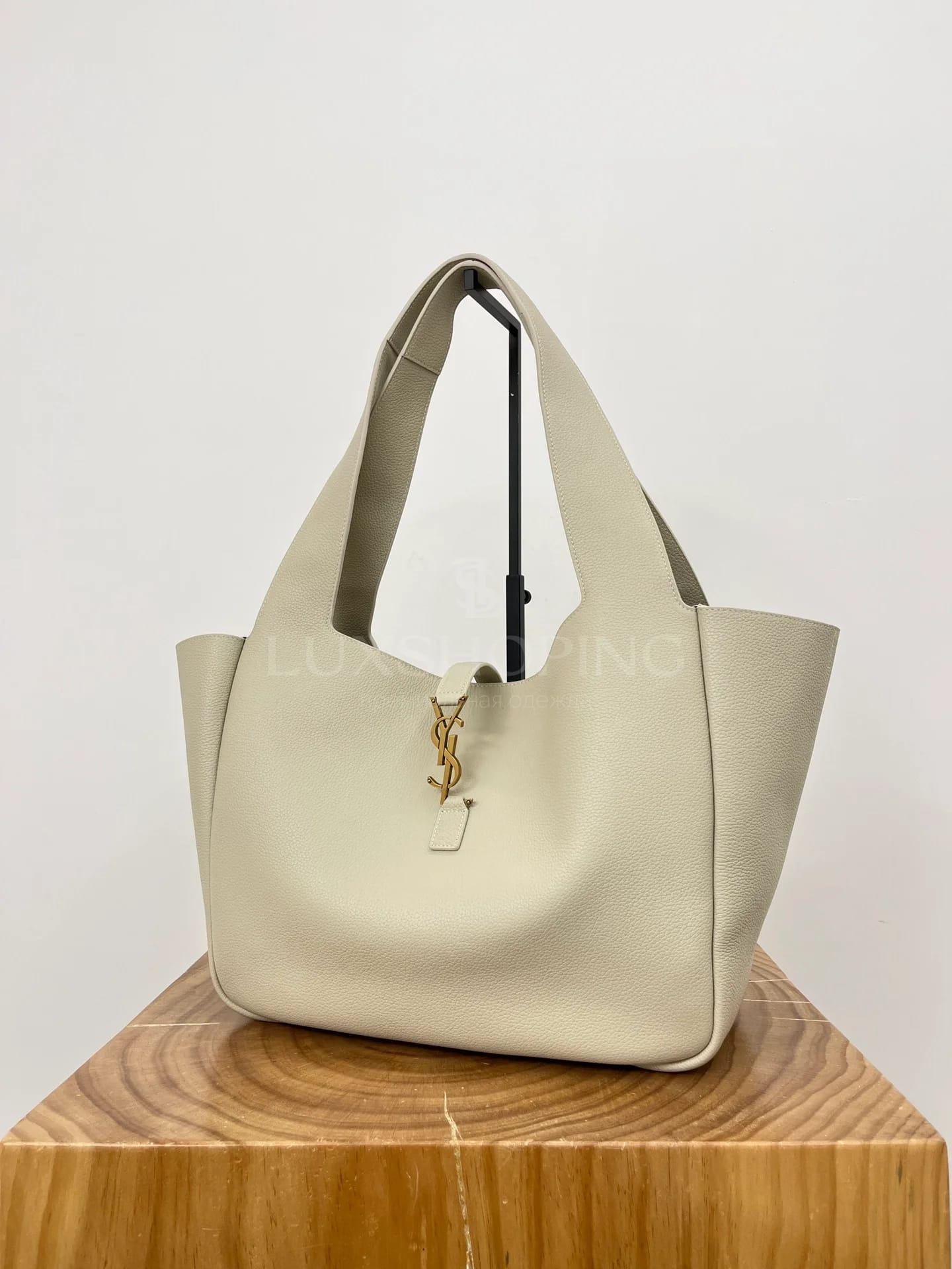 Сумка Saint Laurent BEA 50x32x28x18 cm бежевая - фото 3