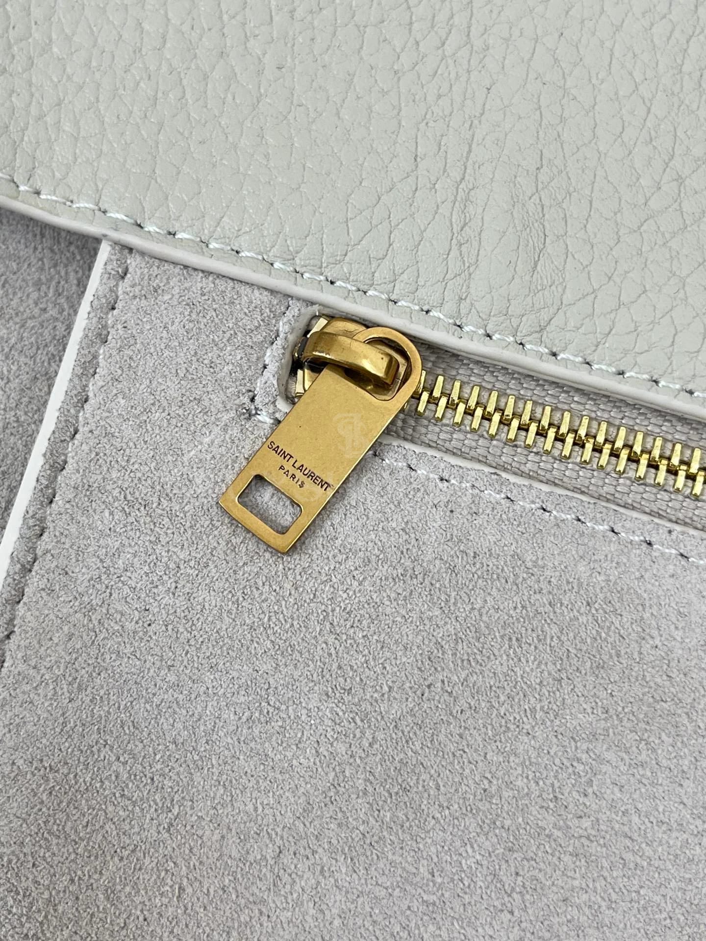 Сумка Saint Laurent BEA 50x32x28x18 cm бежевая - фото 5