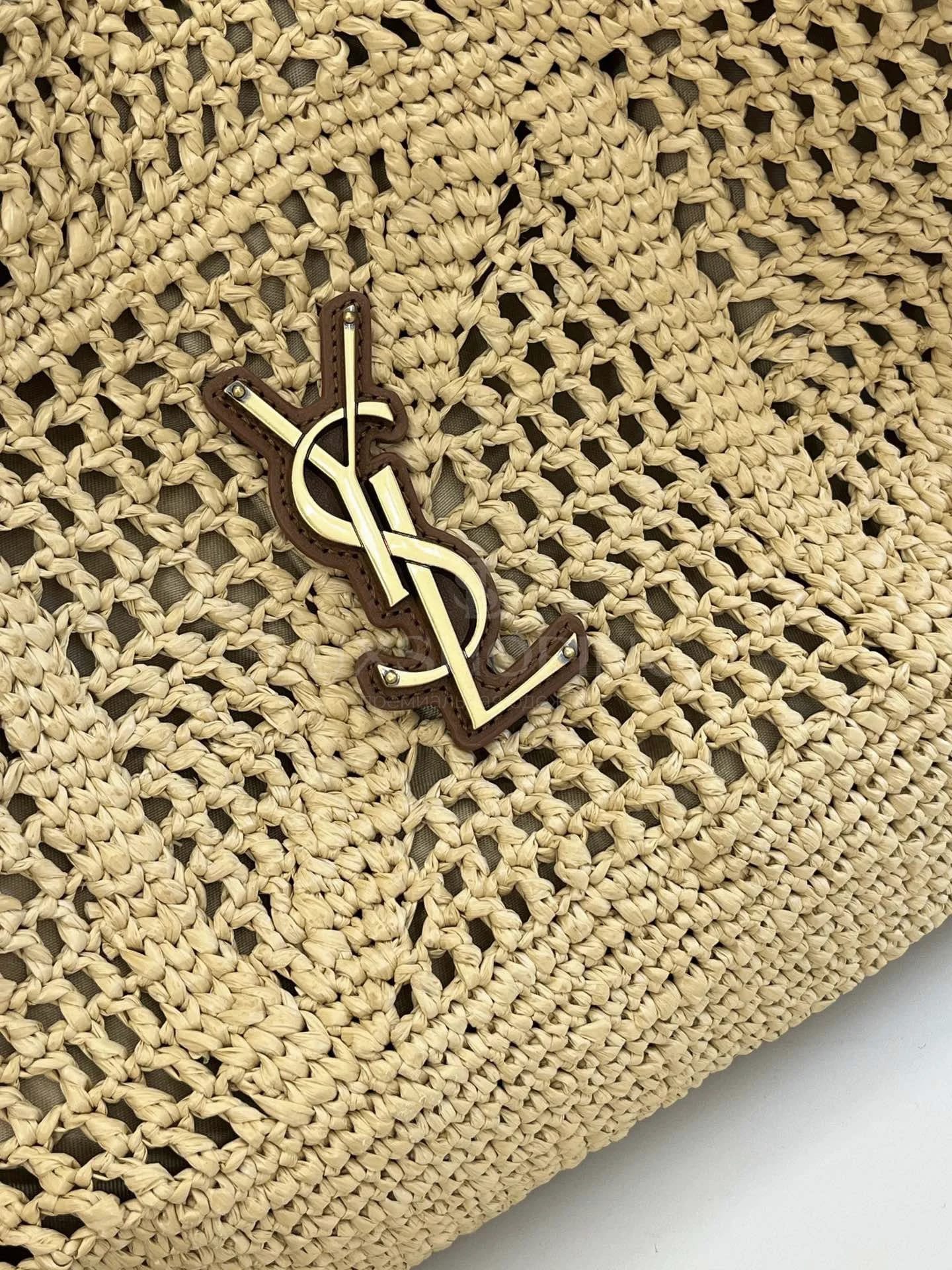 Сумка YSL Jamie Raffia 35×35×10 см - фото 4