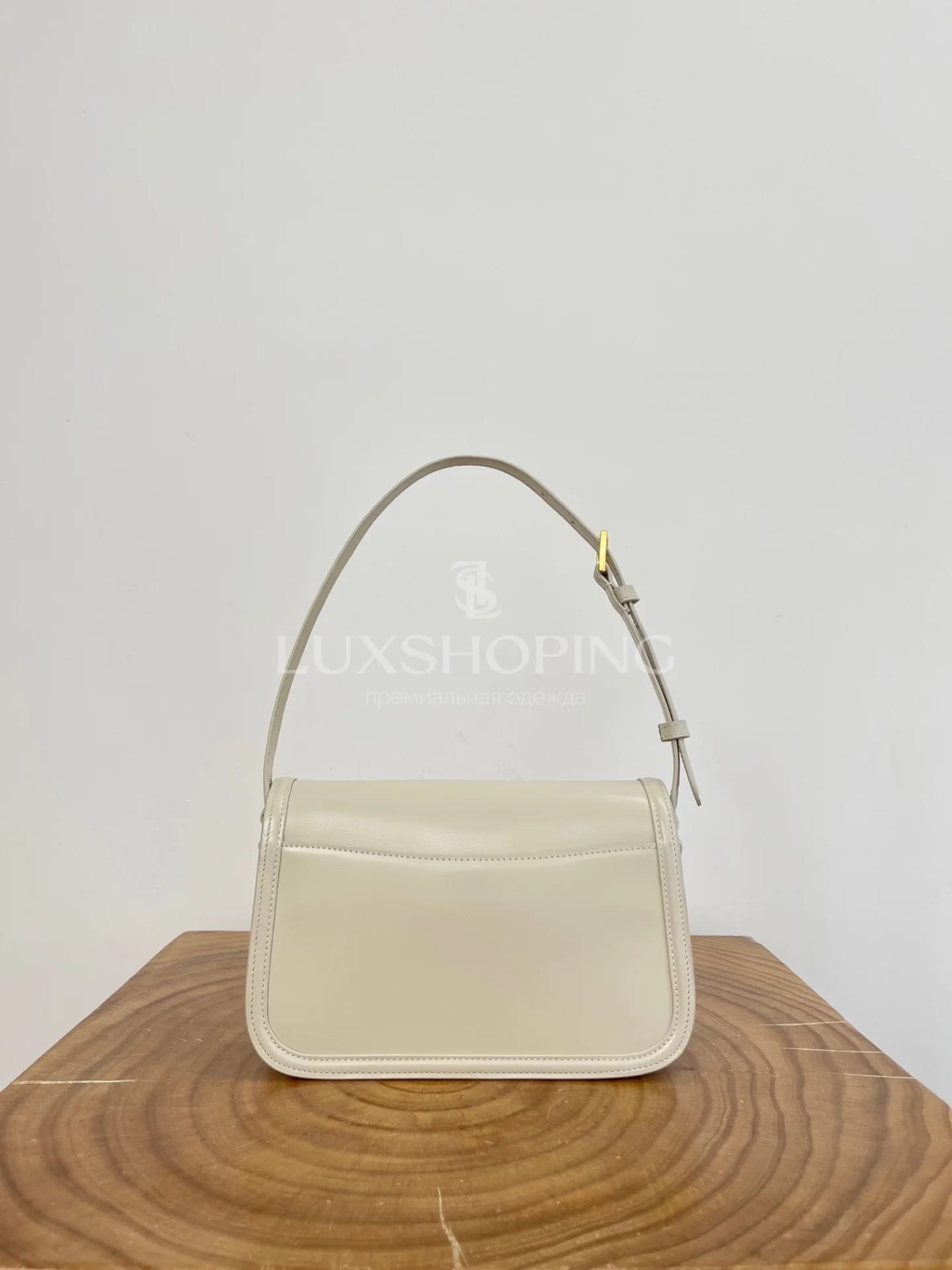 Сумка YSL Solferino 24×17×8.5 см белая - фото 3