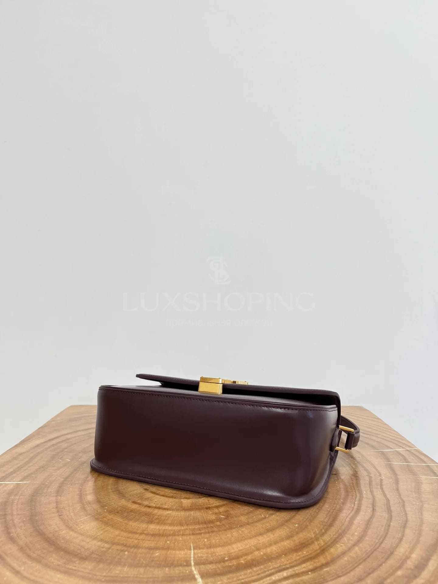 Сумка YSL Solferino 24×17×8.5 см бордо - фото 9