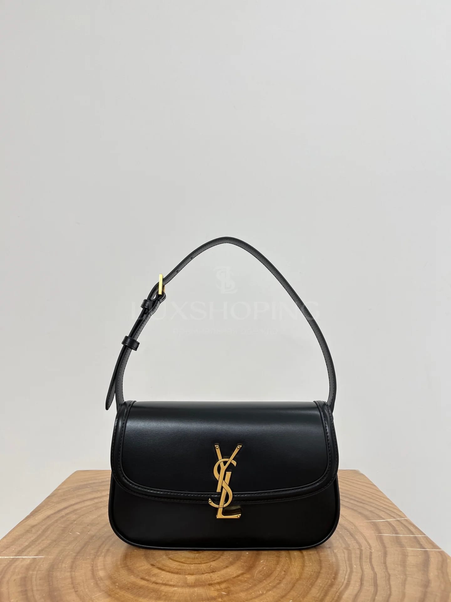 Сумка YSL Solferino 24×17×8.5 см черная - фото 2