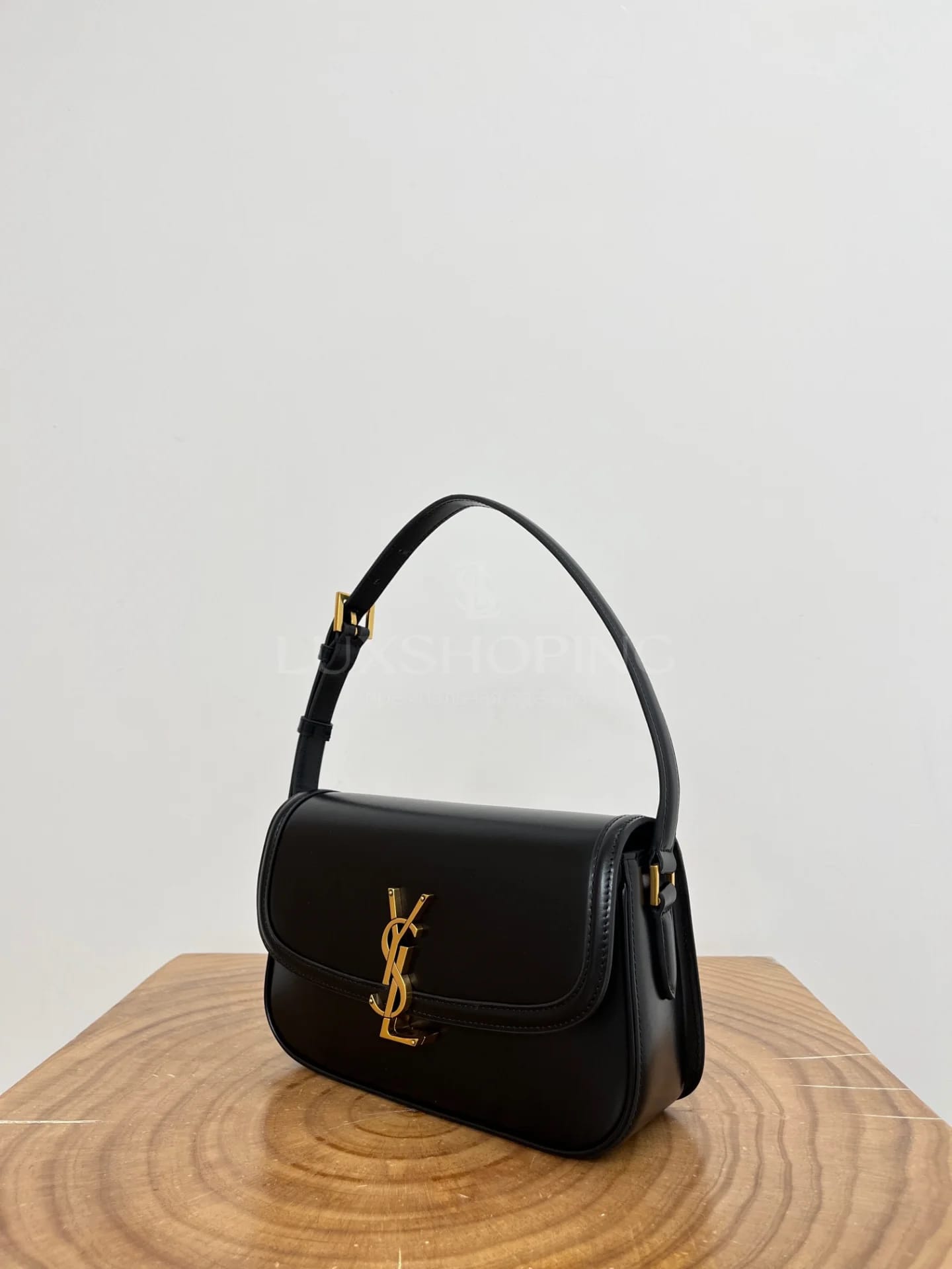 Сумка YSL Solferino 24×17×8.5 см черная - фото 3