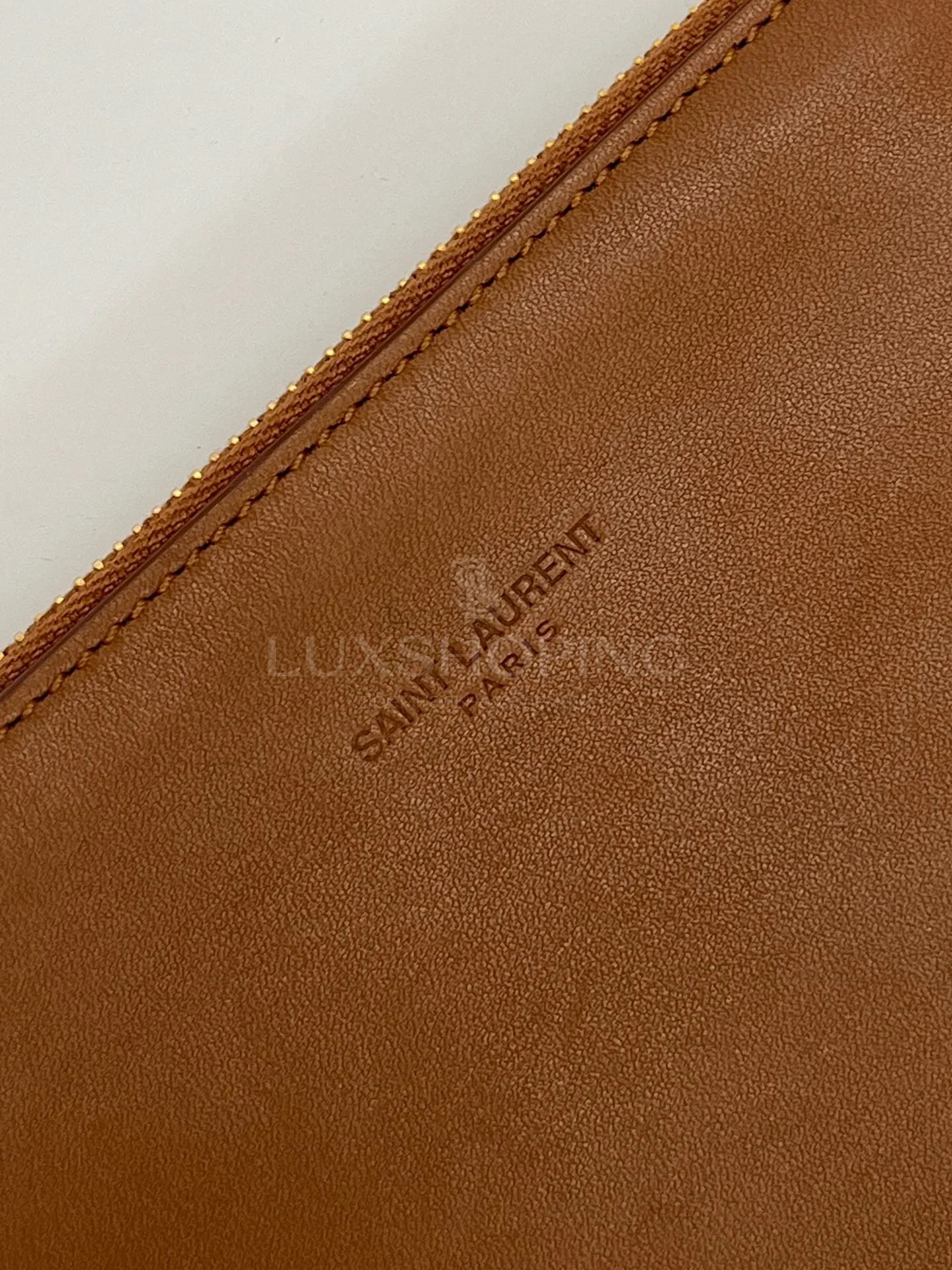 Сумка YSL Hobo из деревянных бусин 30×35×10 см - фото 7