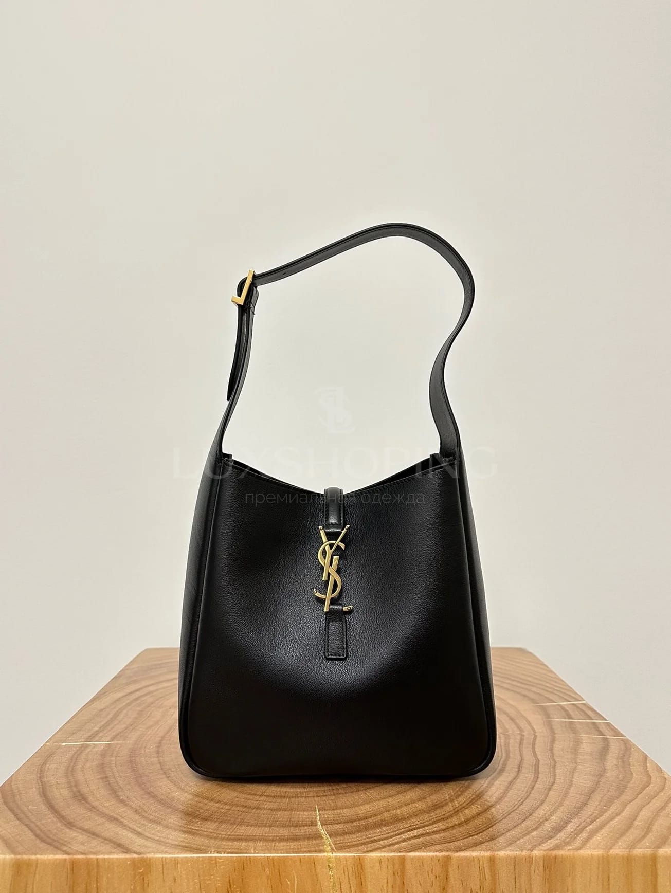 Сумка YSL Hobo 22×22×10 см черная - фото 2