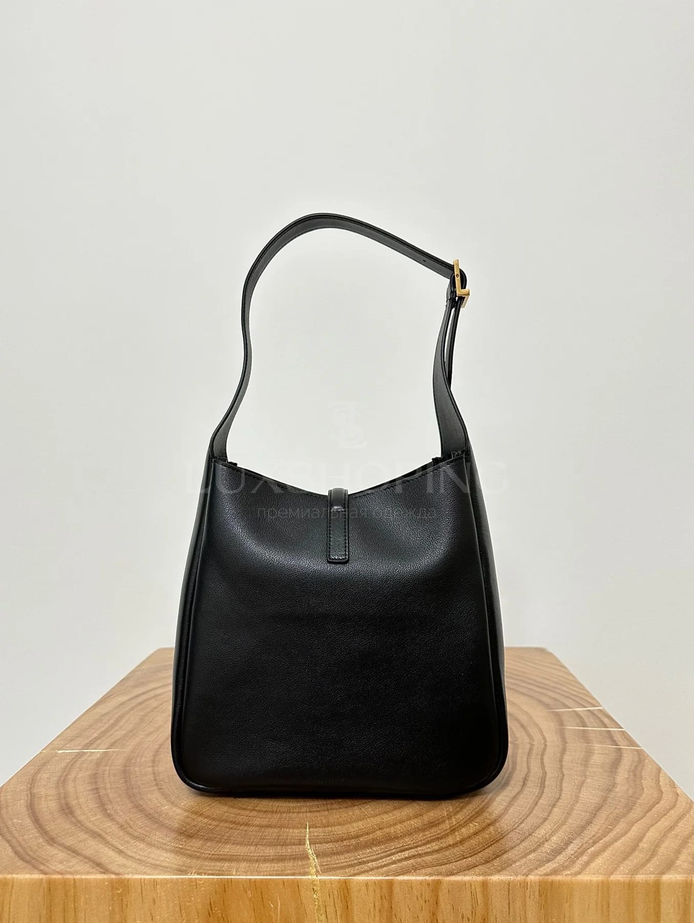 Сумка YSL Hobo 22×22×10 см черная - фото 9