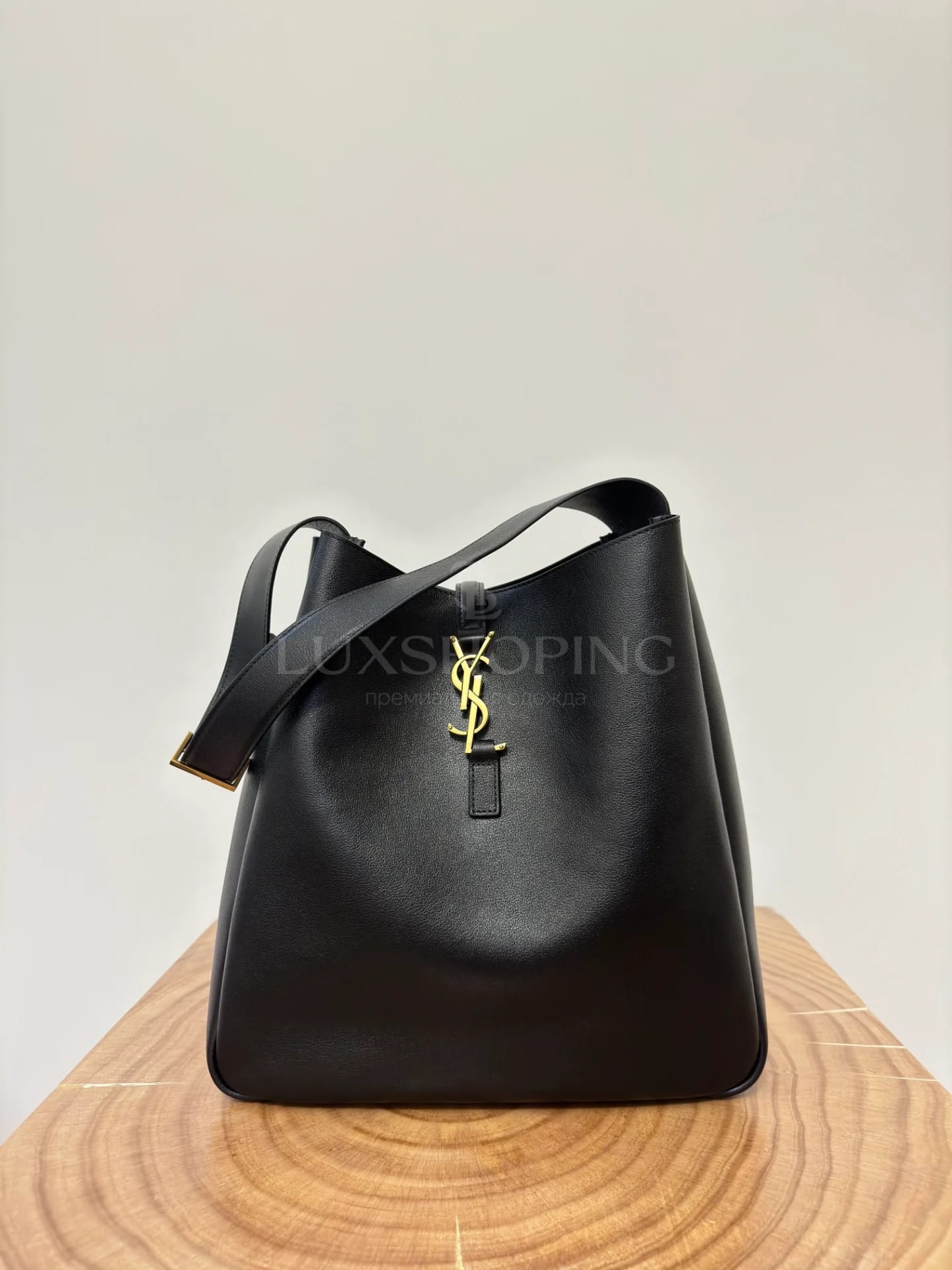 Сумка YSL Hobo 30×31×13 см черная - фото 2