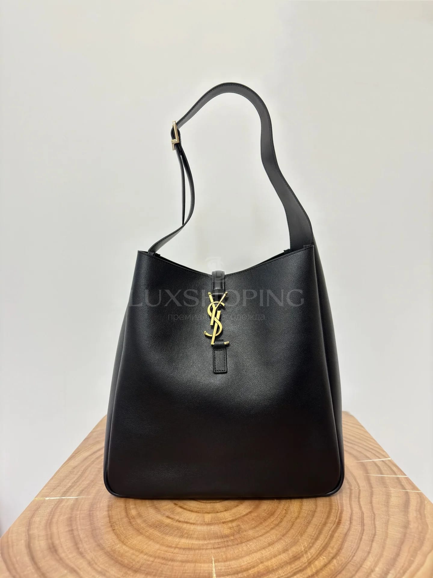 Сумка YSL Hobo 30×31×13 см черная - фото 3