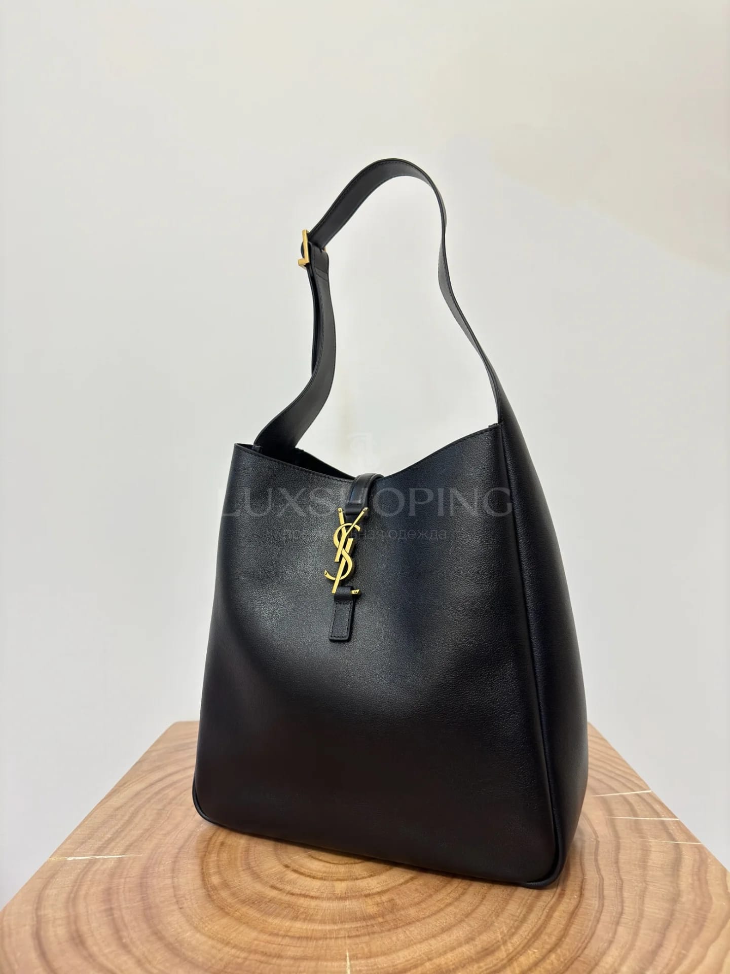 Сумка YSL Hobo 30×31×13 см черная - фото 4