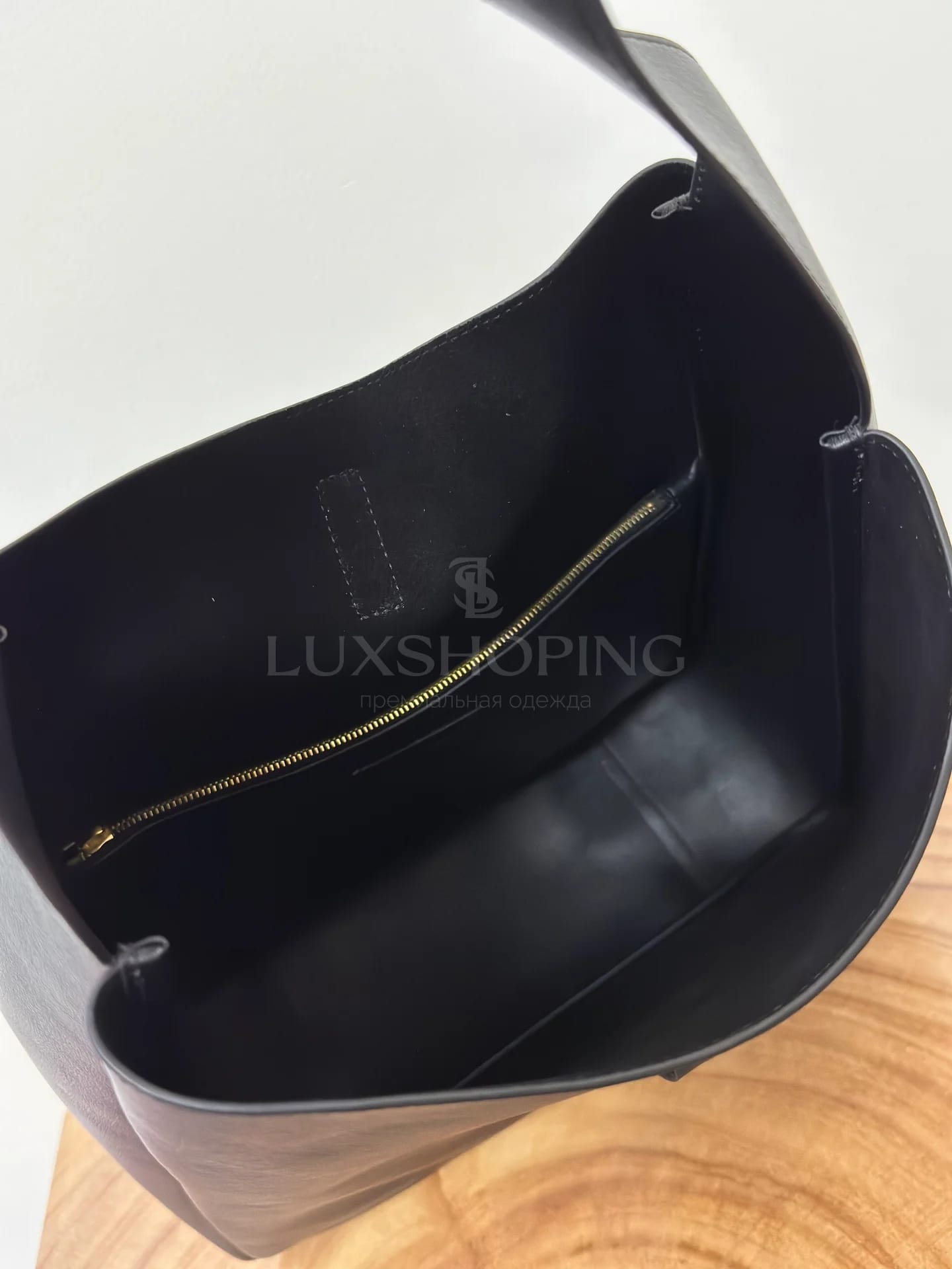 Сумка YSL Hobo 30×31×13 см черная - фото 7