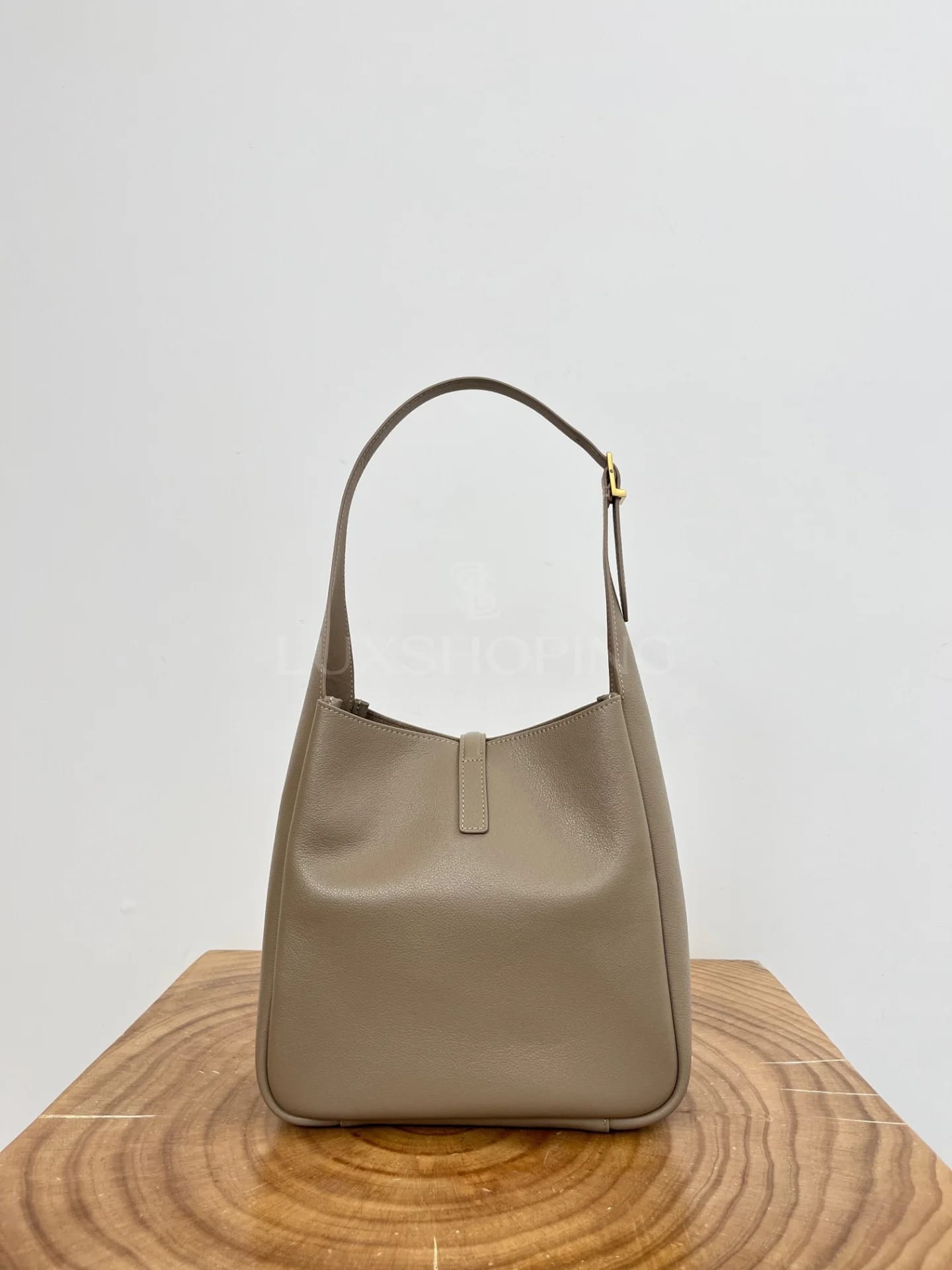 Сумка YSL Hobo 22×22×10 см бежевая - фото 3