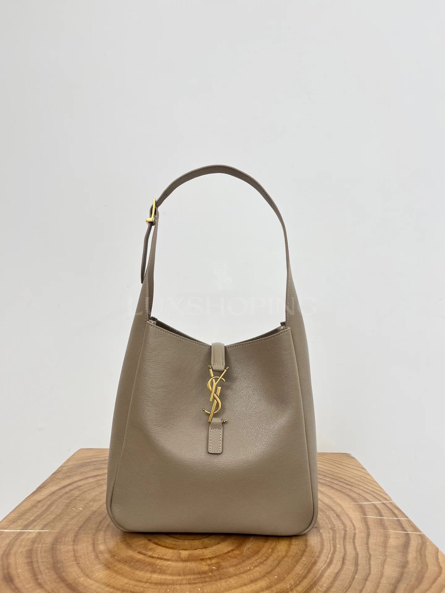 Сумка YSL Hobo 22×22×10 см бежевая - фото 4