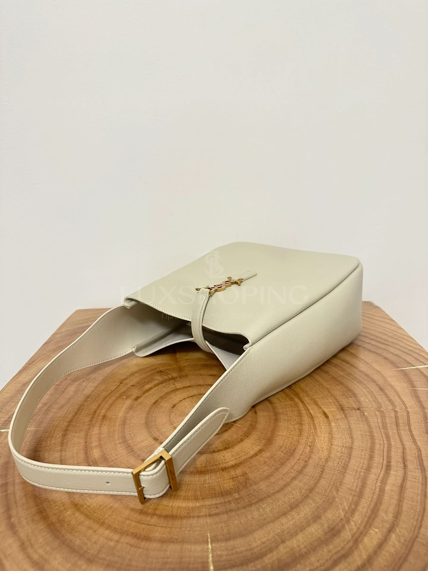 Сумка YSL Hobo 22×22×10 см белая - фото 7