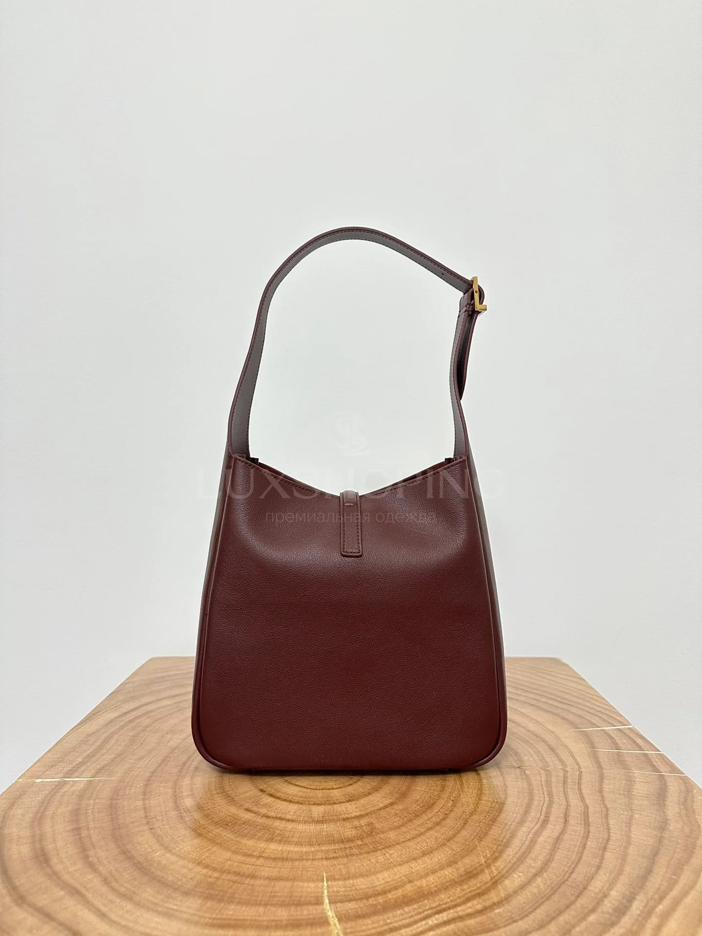 Сумка YSL Hobo 22×22×10 см бордо - фото 10