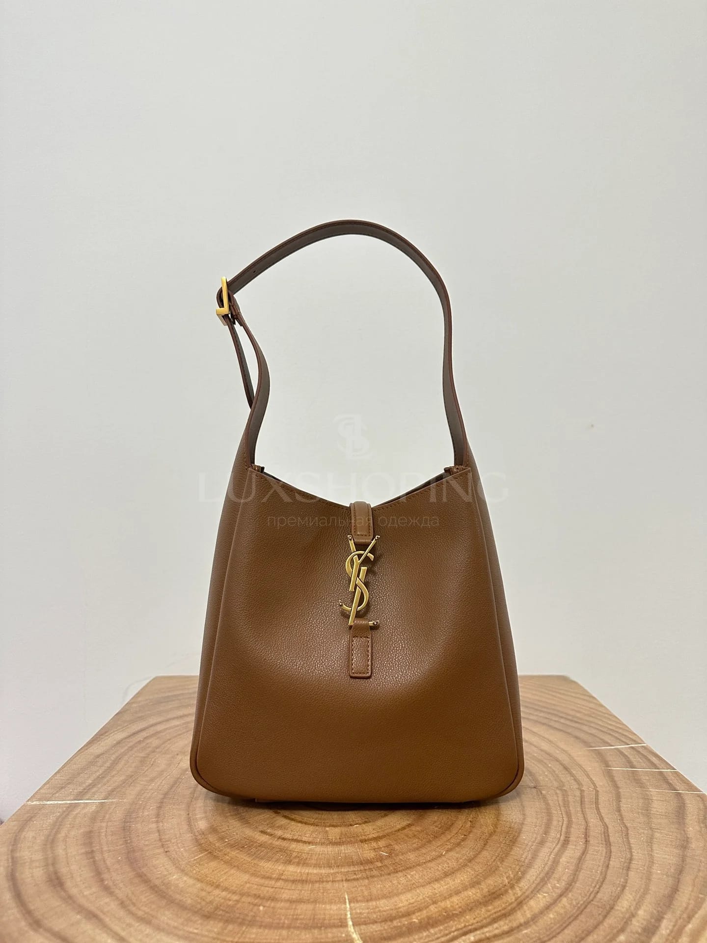 Сумка YSL Hobo 22×22×10 см карамель - фото 2