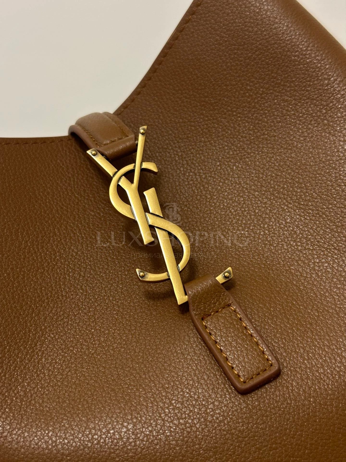 Сумка YSL Hobo 22×22×10 см карамель - фото 4