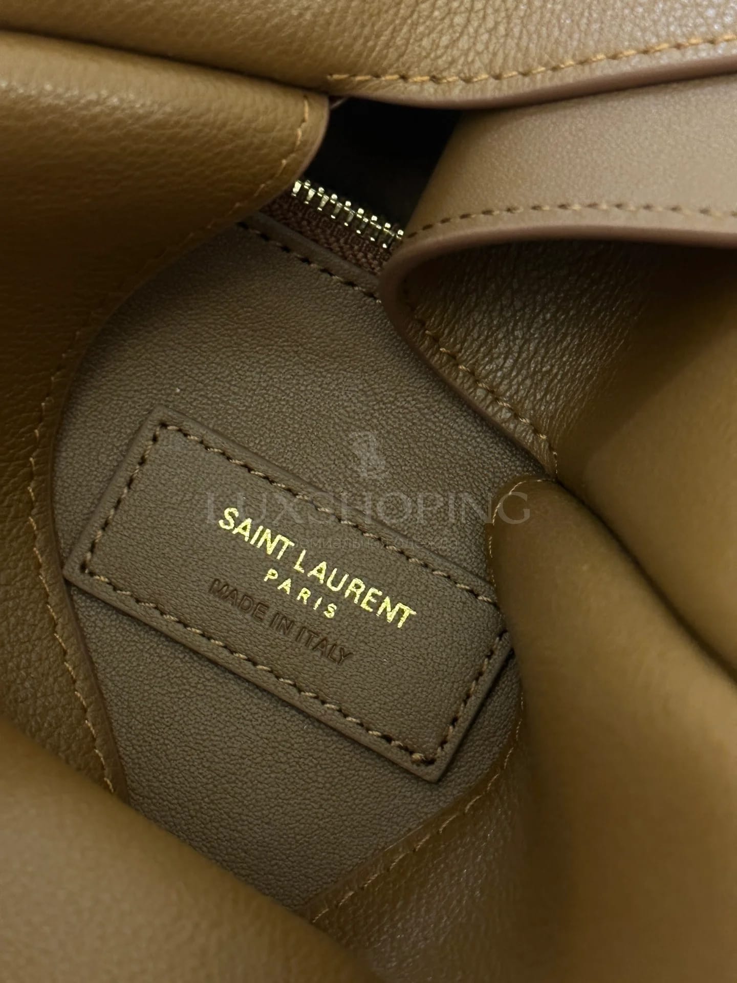 Сумка YSL Hobo 22×22×10 см карамель - фото 7