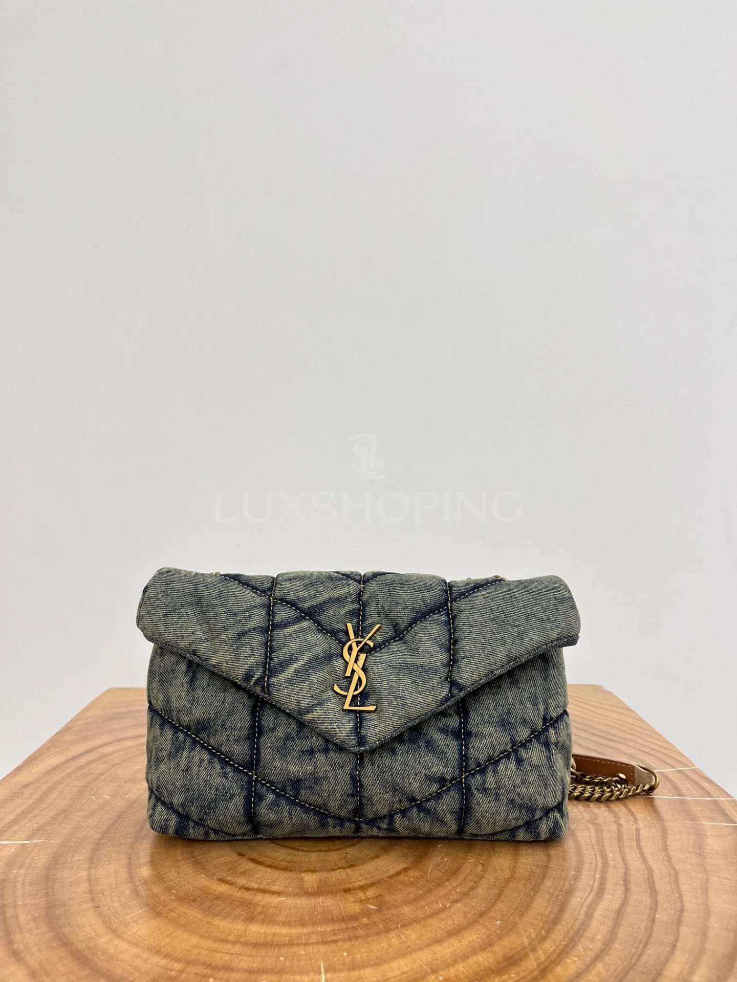 Сумка YSL Loulou Puffer Denim в 3х размерах