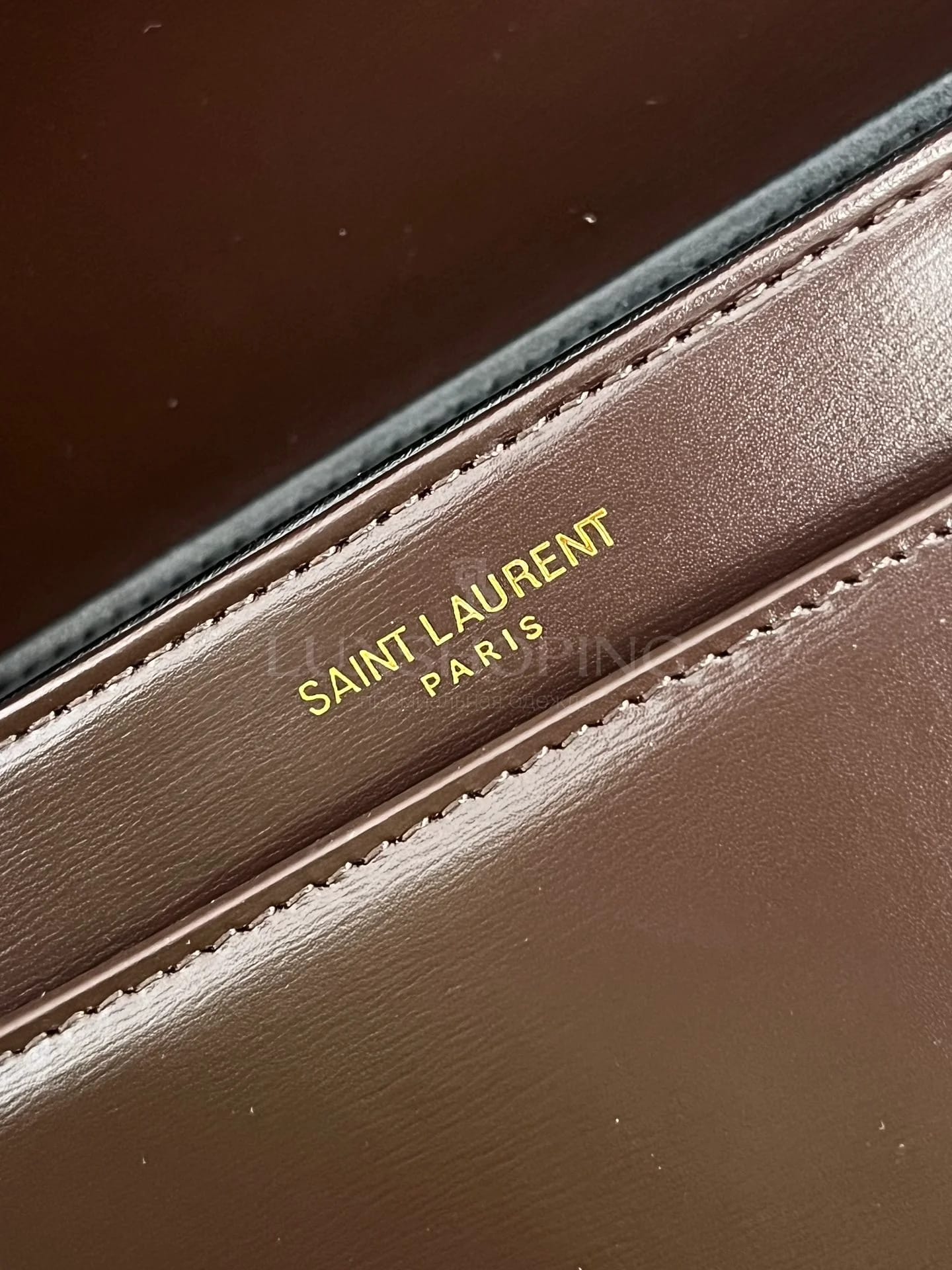 Сумка YSL Solferino Box 19x13x5 cm бордо - фото 7
