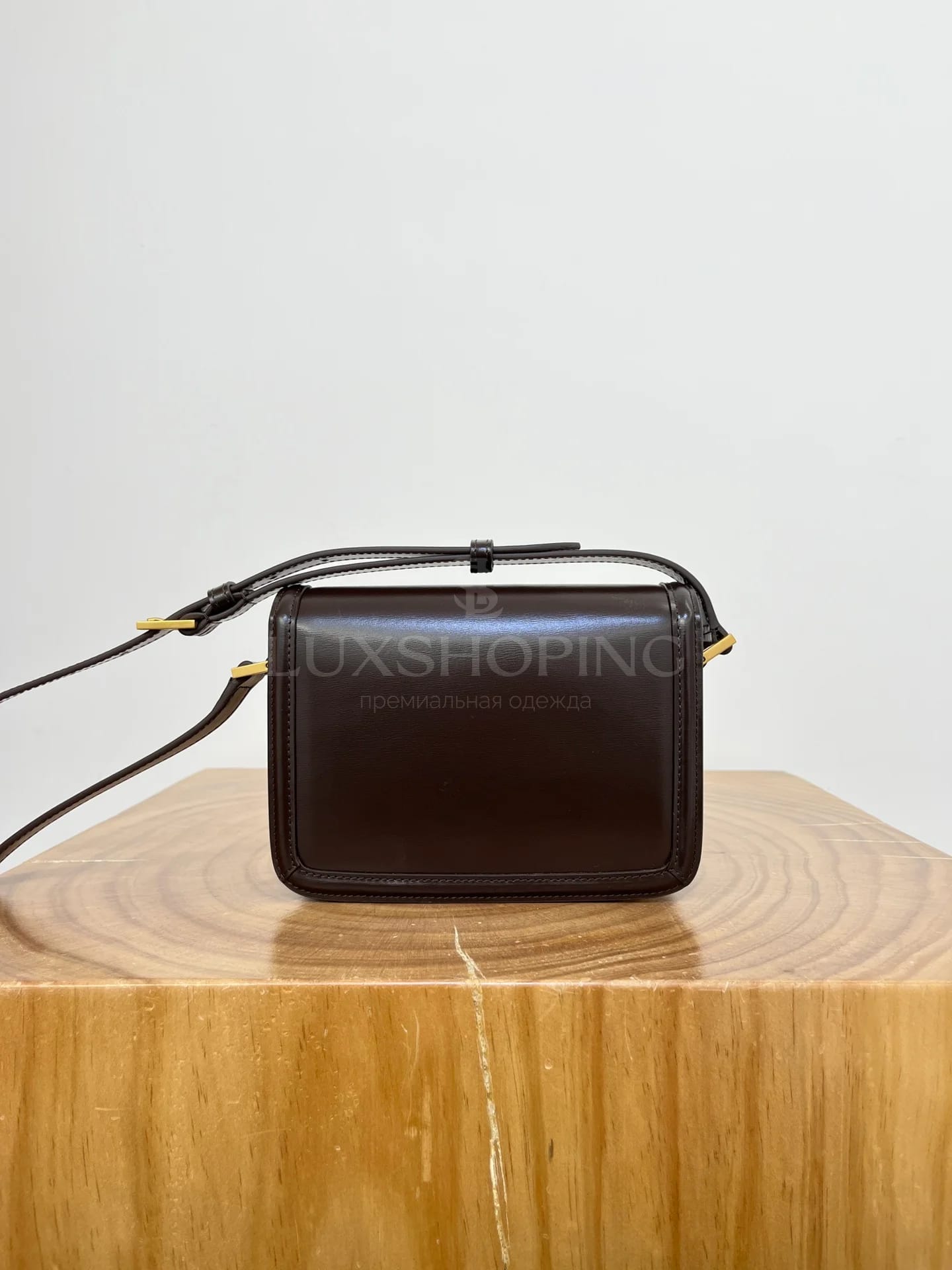 Сумка YSL Solferino Box 19x13x5 cm бордо - фото 10