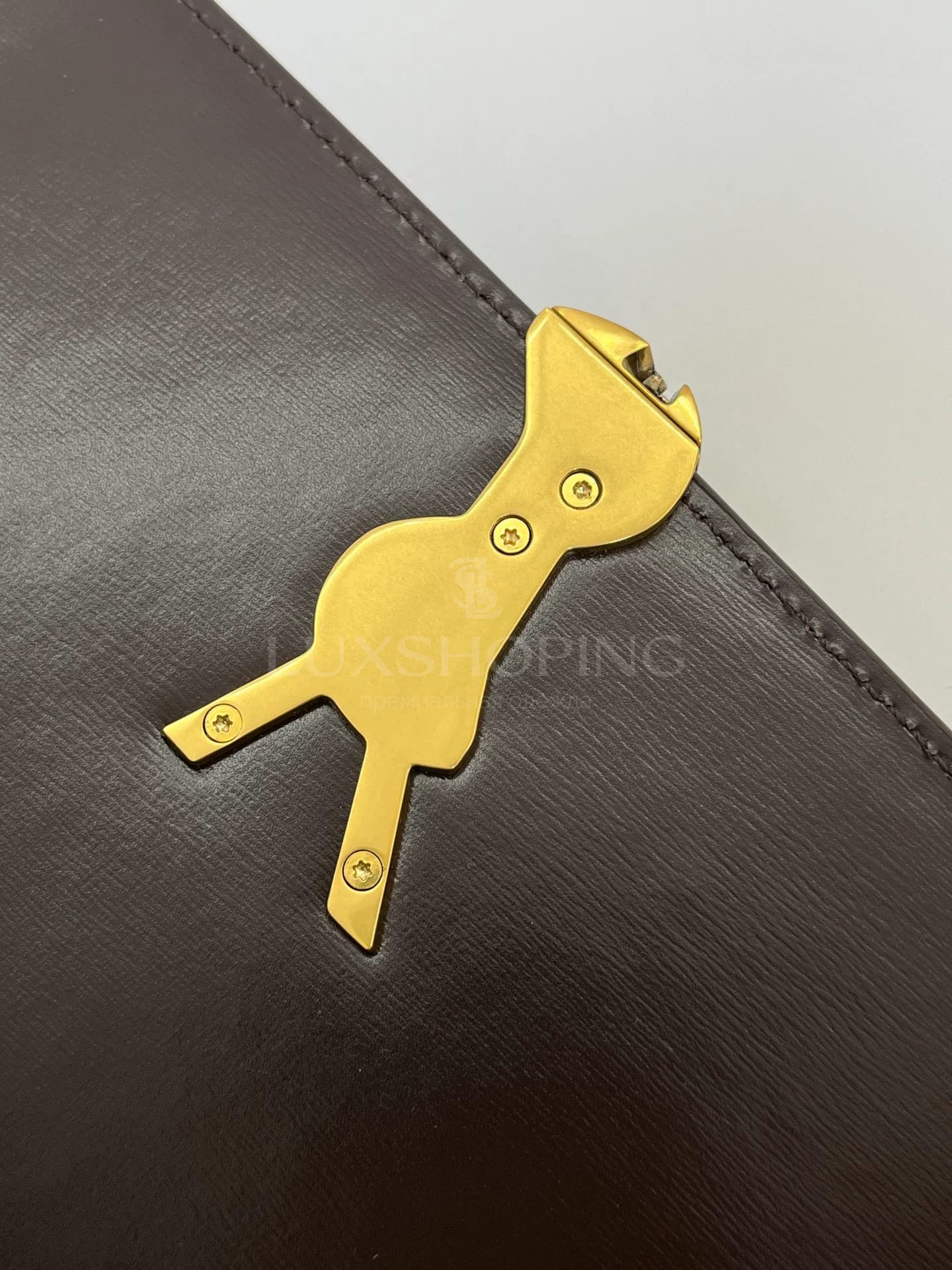 Сумка YSL Solferino Box  23×16×6 cm бордо - фото 5