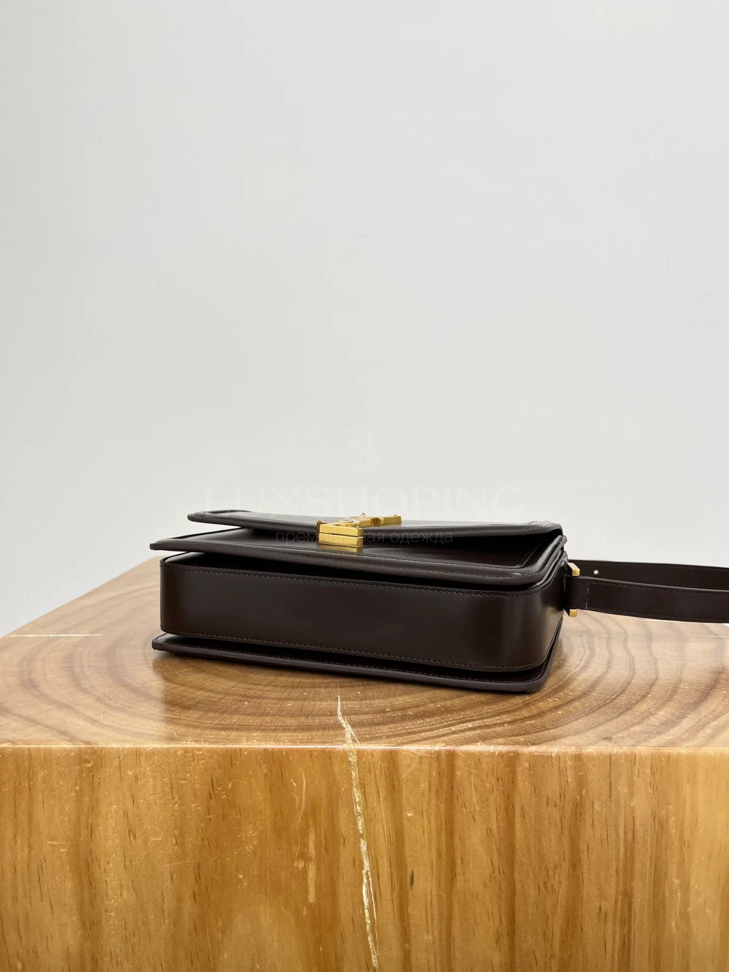 Сумка YSL Solferino Box  23×16×6 cm бордо - фото 9