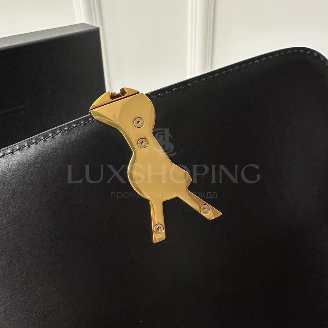 Сумка YSL Solferino Box 19x13x5 cm черная - фото 5