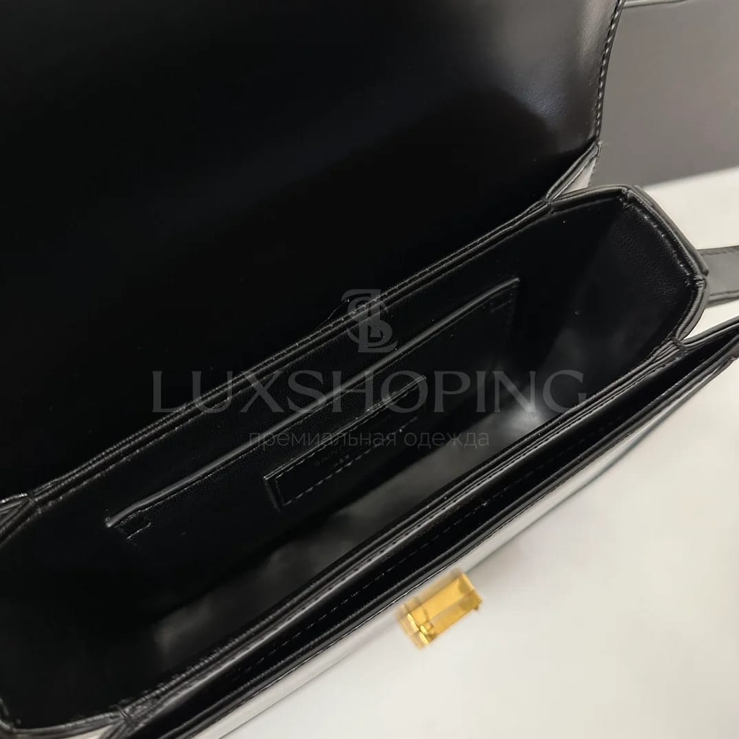 Сумка YSL Solferino Box 19x13x5 cm черная - фото 8
