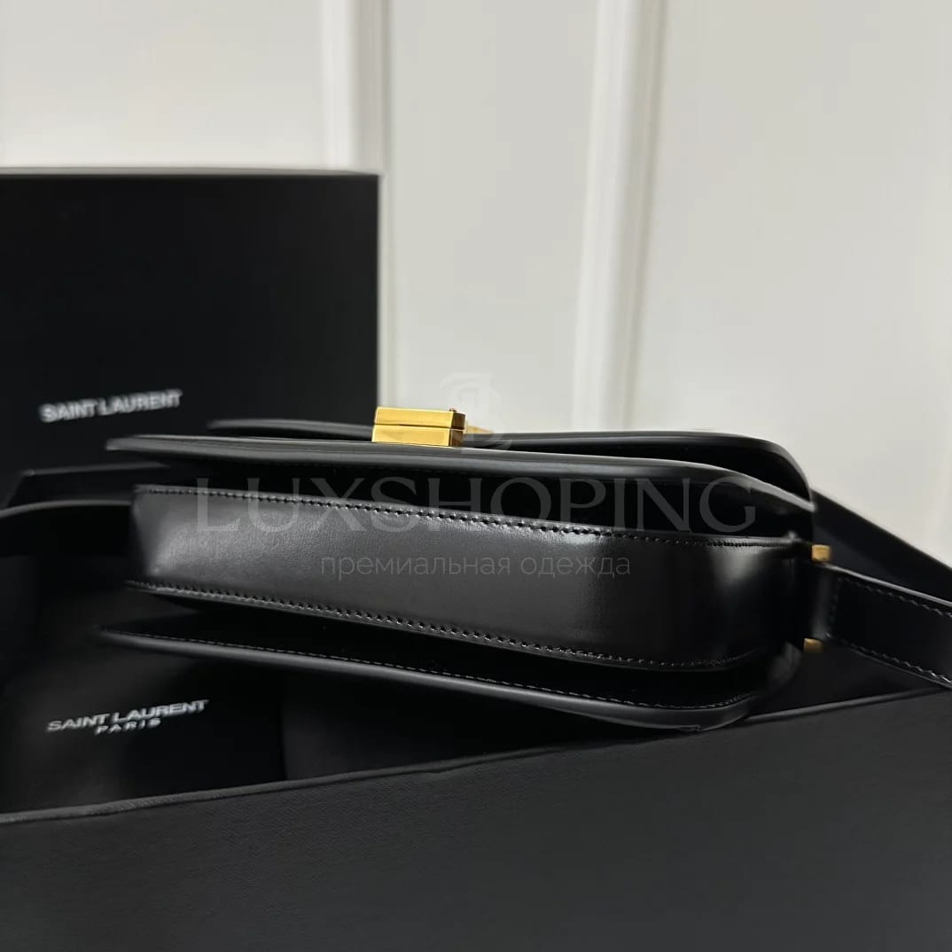 Сумка YSL Solferino Box 19x13x5 cm черная - фото 10