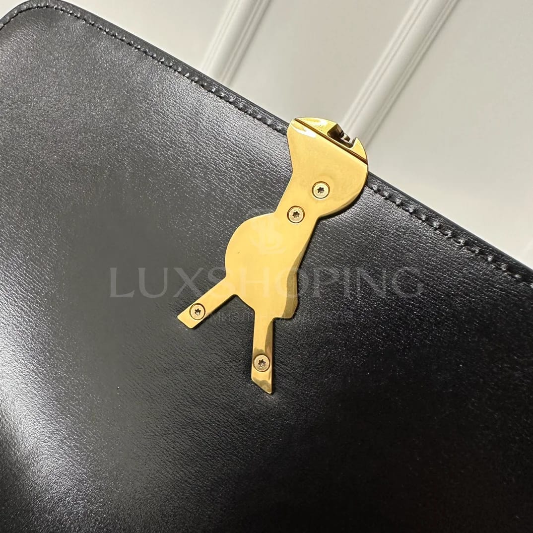 Сумка YSL Solferino Box  23×16×6 cm черная - фото 5