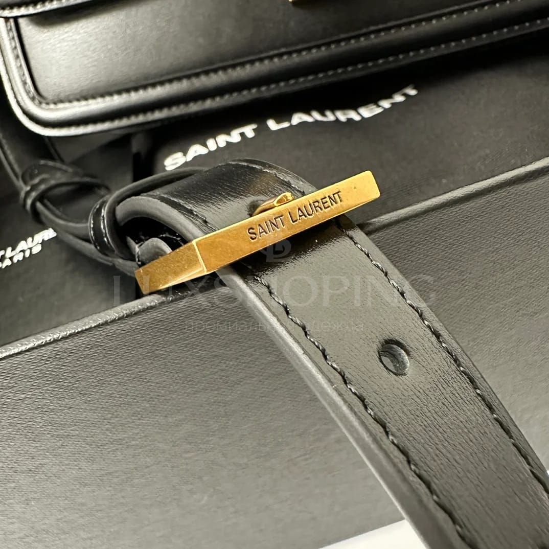 Сумка YSL Solferino Box  23×16×6 cm черная - фото 6